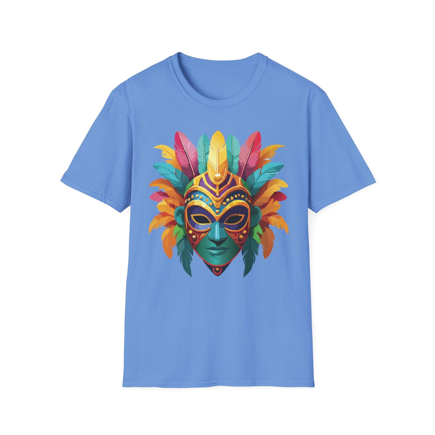 Mask Tee Shirt, Mask Shirt, Shirt with Mask, Masquerade Tees