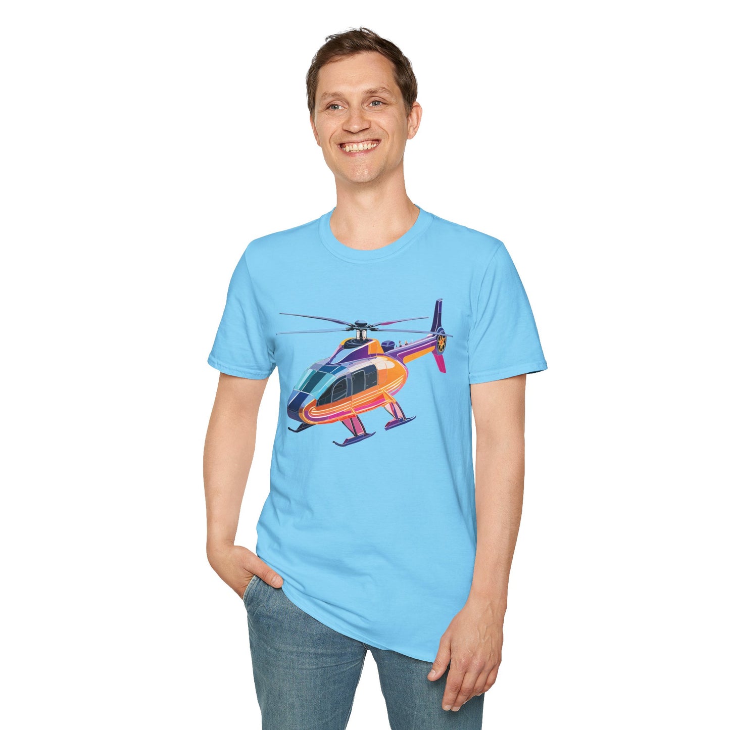 Chopper Shirt, Helicopter Shirt, Shirt with Helicopter, T Shirt with Chopper