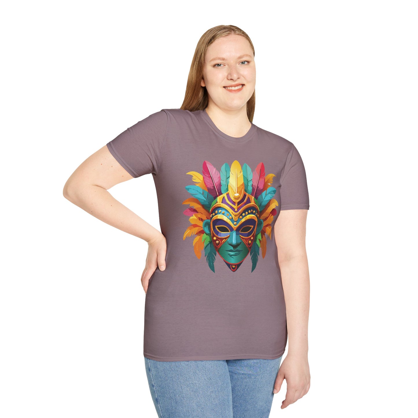 Mask Tee Shirt, Mask Shirt, Shirt with Mask, Masquerade Tees