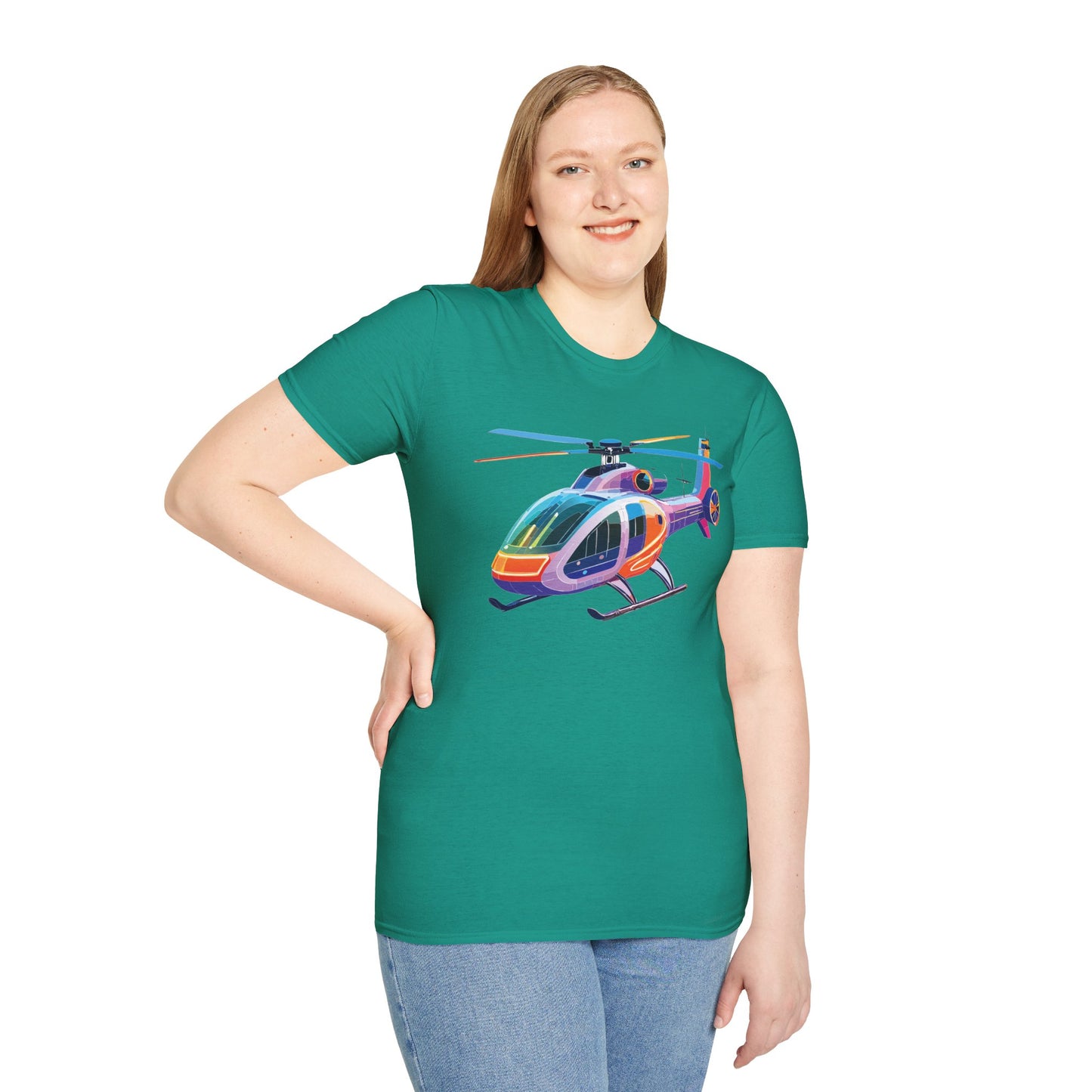 Chopper Shirt, Helicopter Shirt, Shirt with Helicopter, T Shirt with Chopper