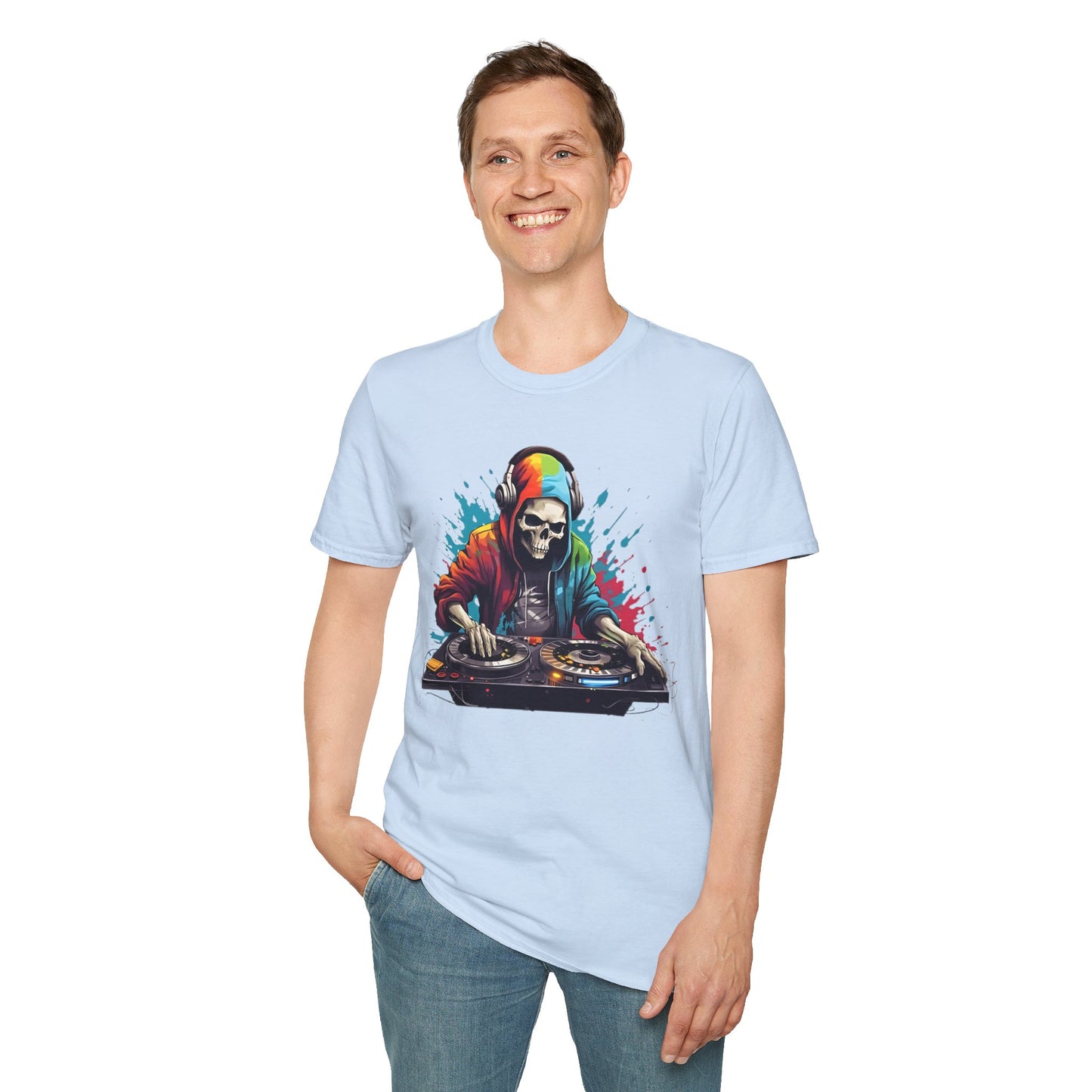 Skull Tee Shirt, Skeleton Shirt, Shirt with Skull, Shirt with Skeleton