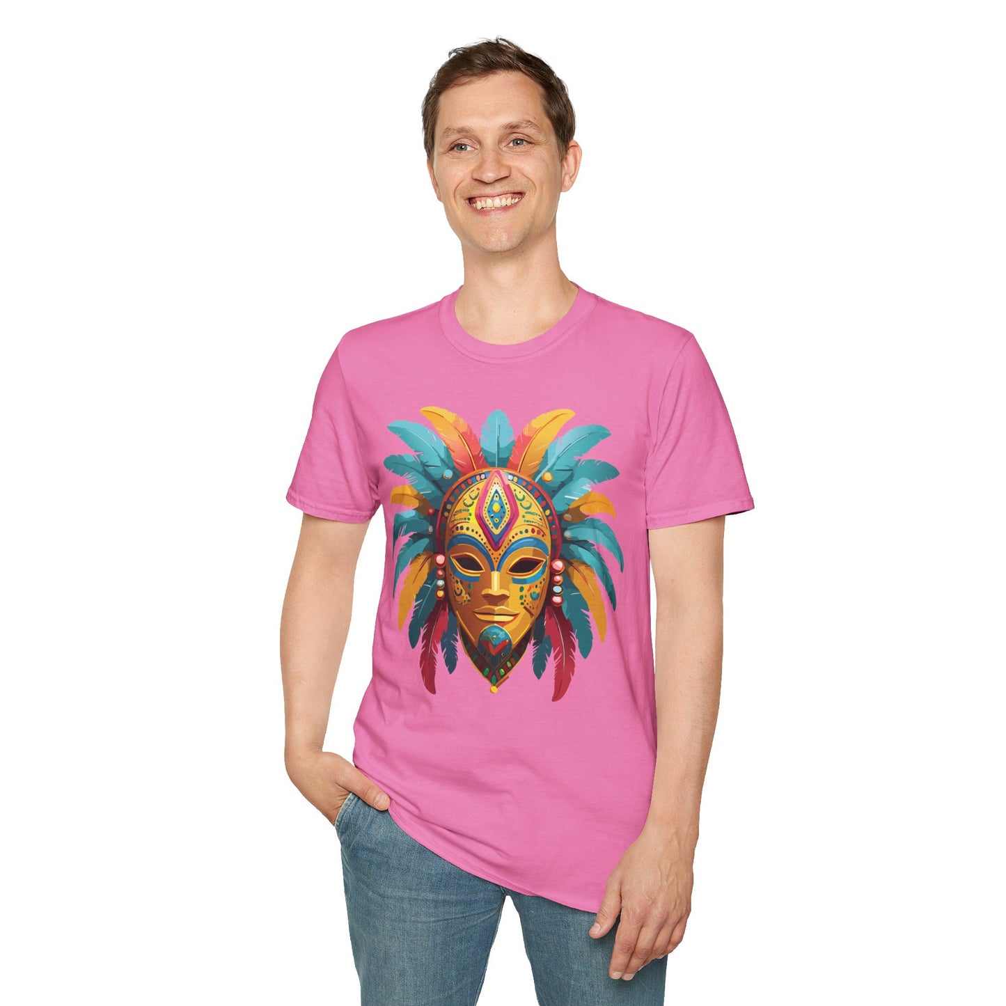 Mask Tee Shirt, Mask Shirt, Shirt with Mask, Masquerade Tees