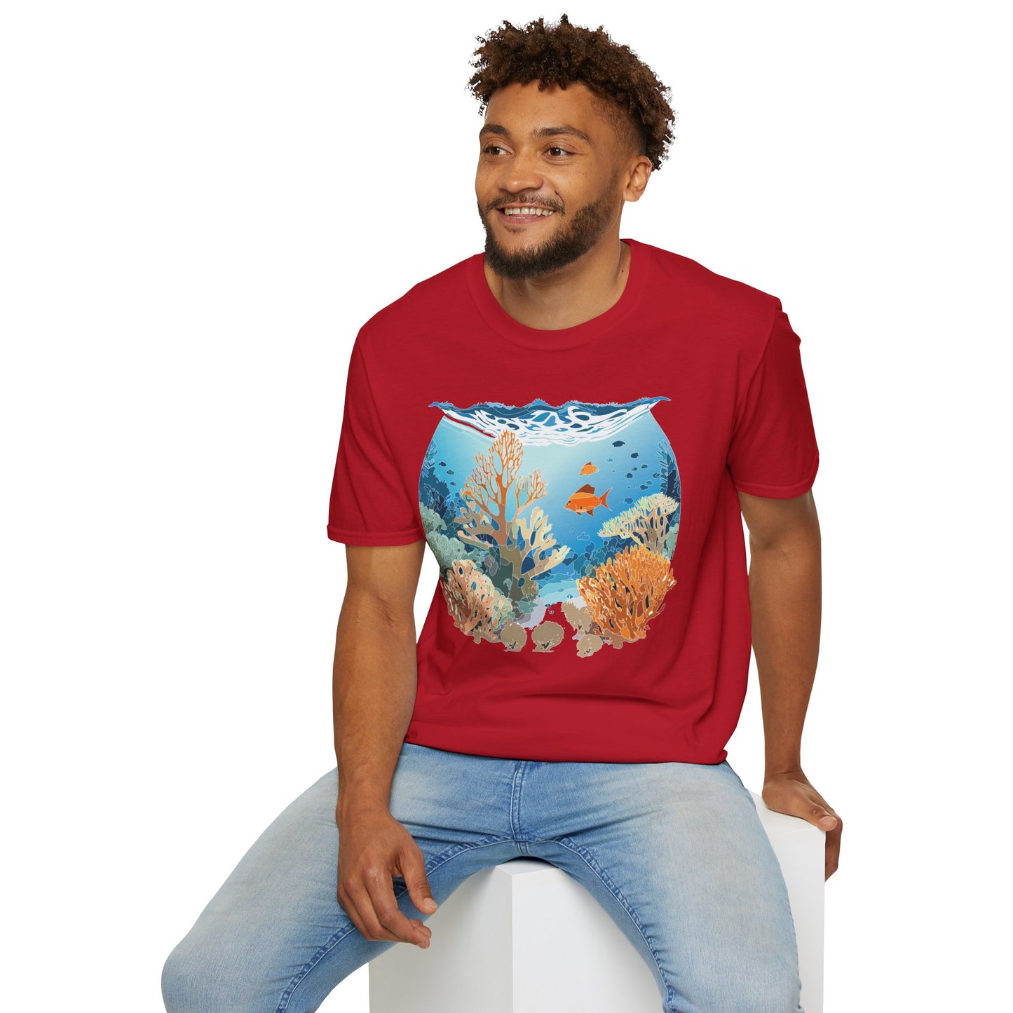 Ocean Tee Shirt, Ocean Shirt, Shirt with Ocean, U boat Tees, Shirt with U-Boat