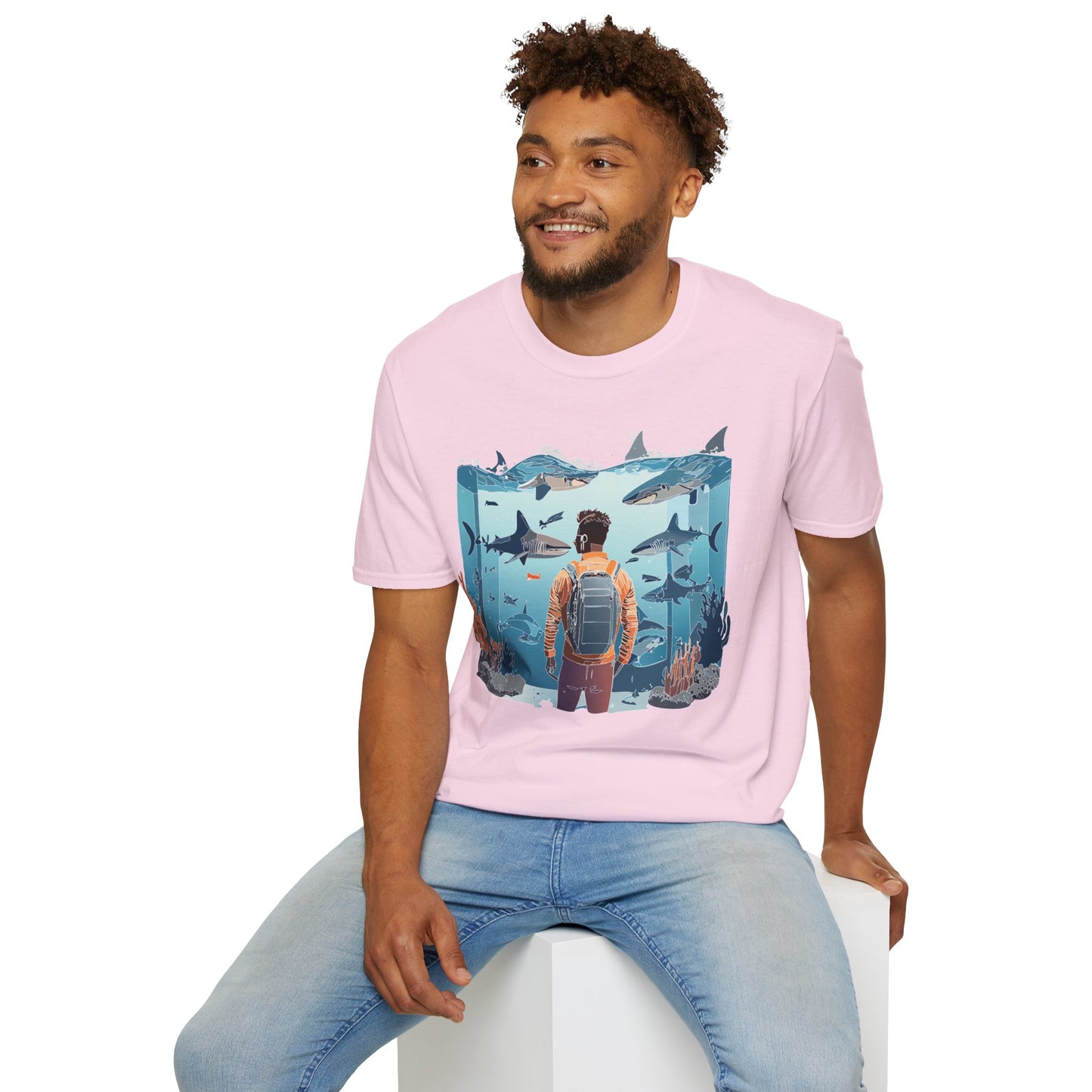 Ocean Tee Shirt, Ocean Shirt, Shirt with Ocean, U boat Tees, Shirt with U-Boat