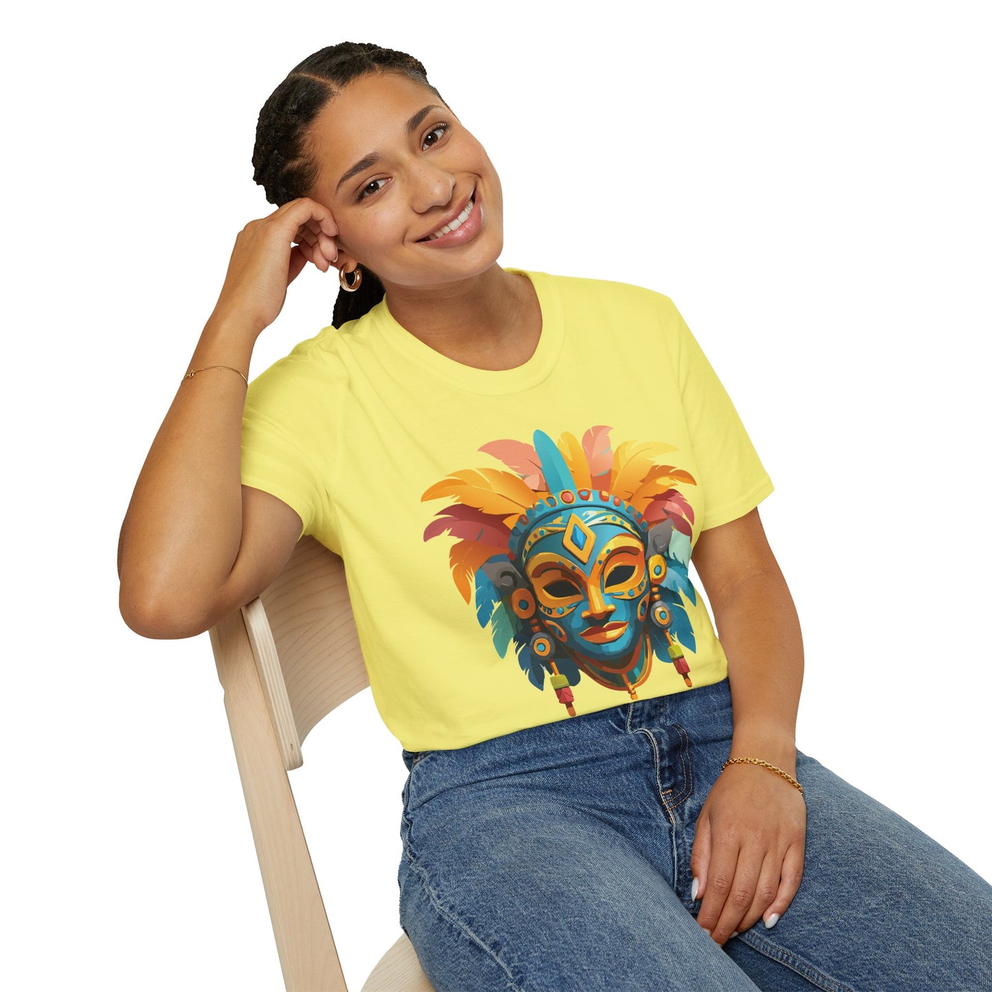 Mask Tee Shirt, Mask Shirt, Shirt with Mask, Masquerade Tees