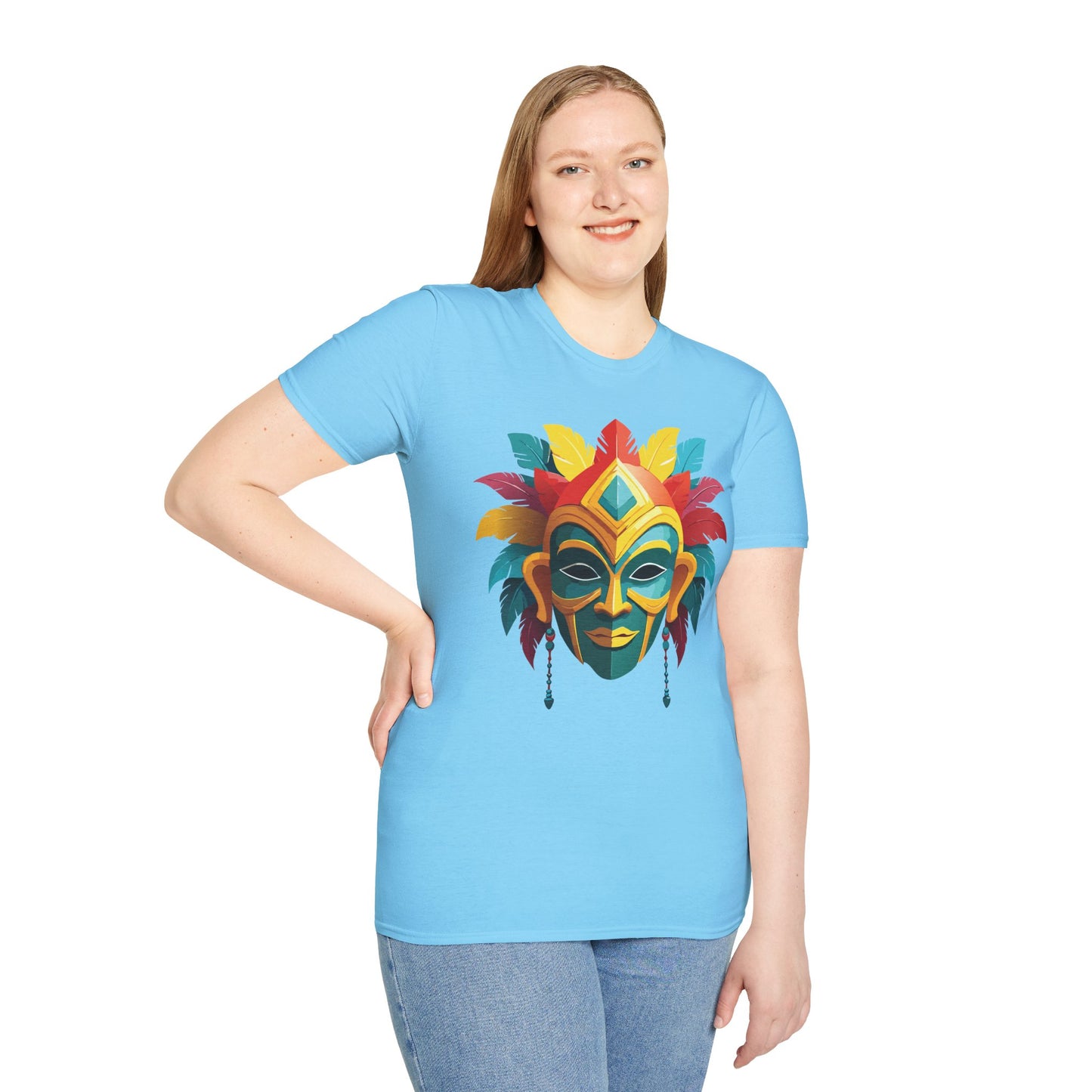 Mask Tee Shirt, Mask Shirt, Shirt with Mask, Masquerade Tees