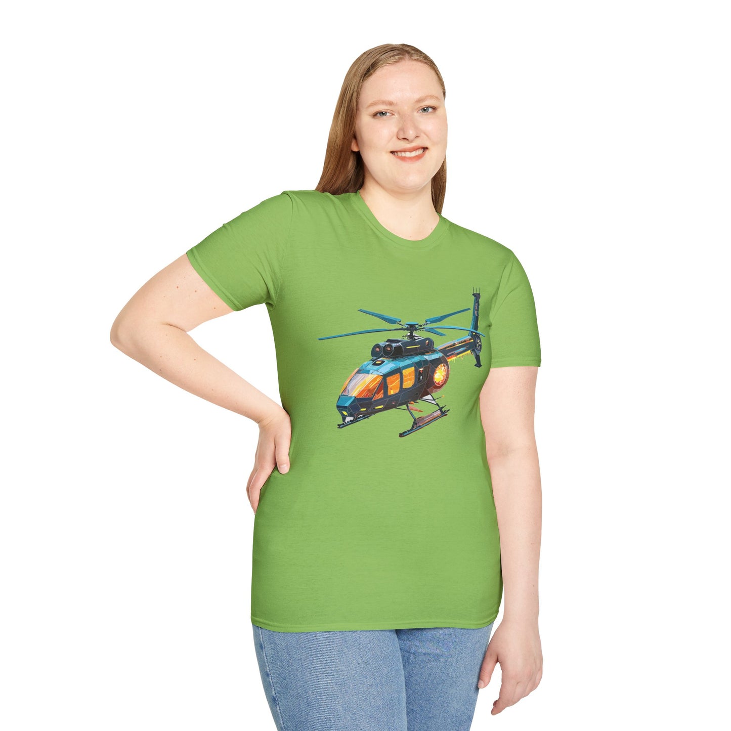 Chopper Shirt, Helicopter Shirt, Shirt with Helicopter, T Shirt with Chopper