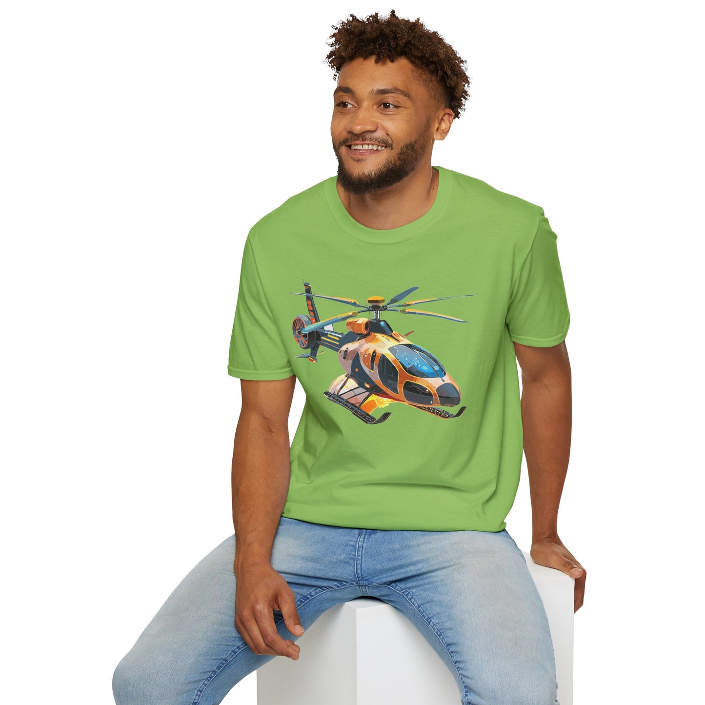 Chopper Shirt, Helicopter Shirt, Shirt with Helicopter, T Shirt with Chopper