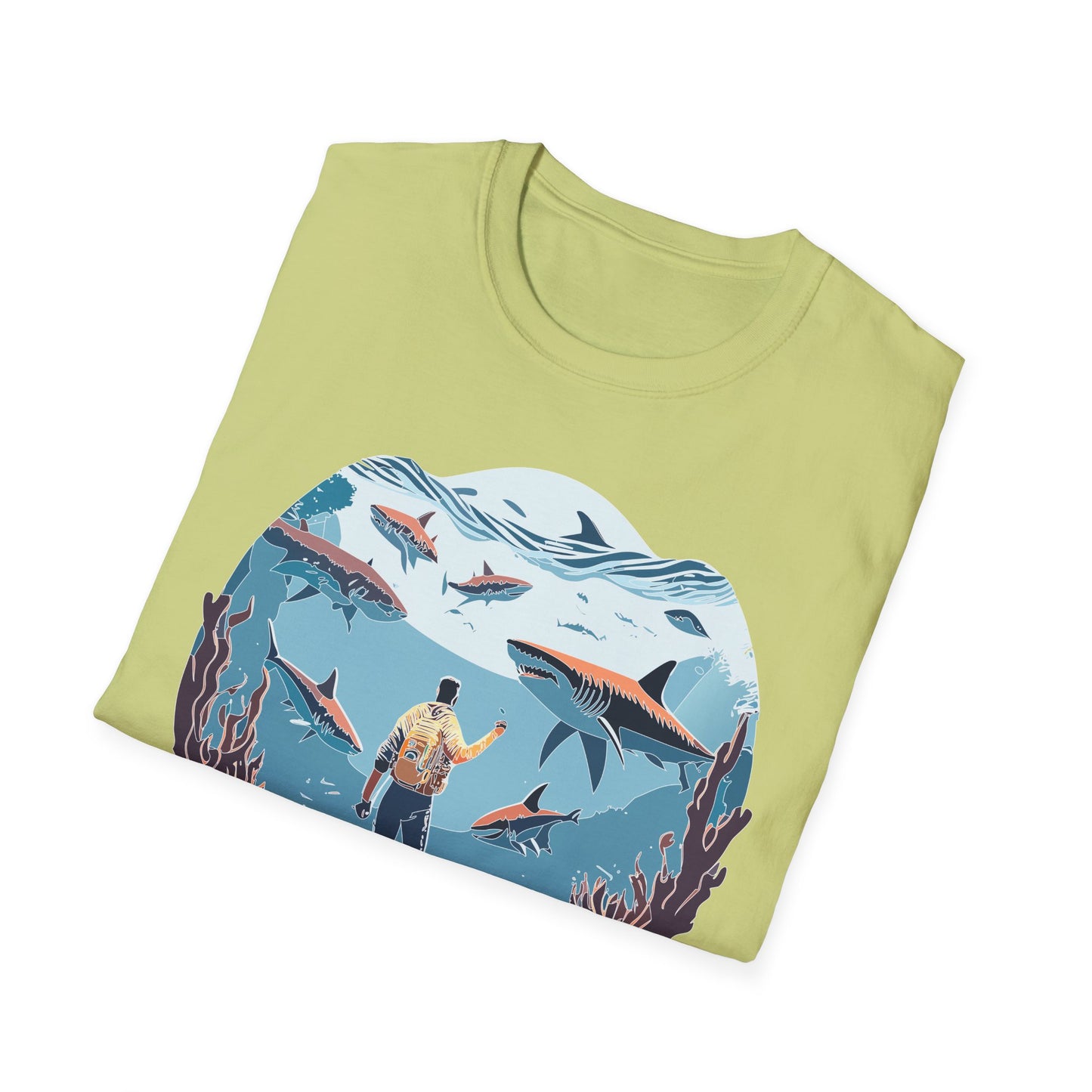 Ocean Tee Shirt, Ocean Shirt, Shirt with Ocean, U boat Tees, Shirt with U-Boat