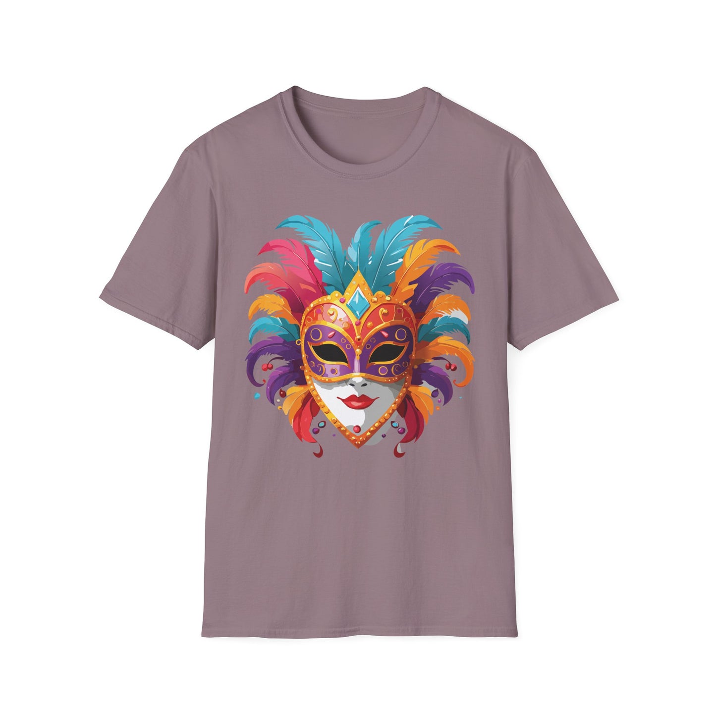 Mask Tee Shirt, Mask Shirt, Shirt with Mask, Masquerade Tees