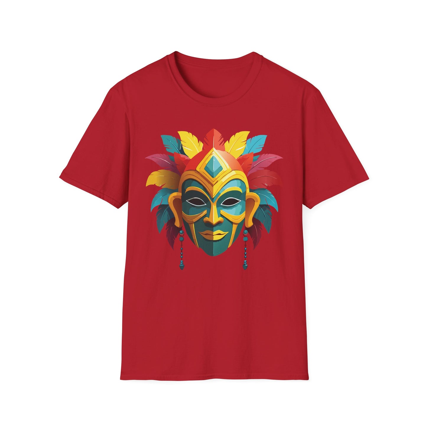 Mask Tee Shirt, Mask Shirt, Shirt with Mask, Masquerade Tees