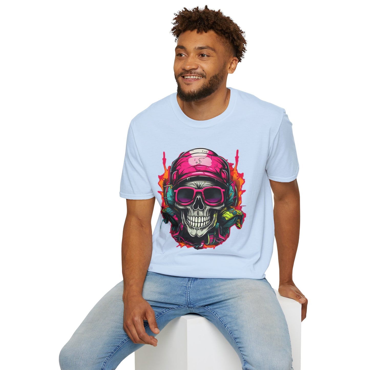 Skull Tee Shirt, Skeleton Shirt, Shirt with Skull, Shirt with Skeleton