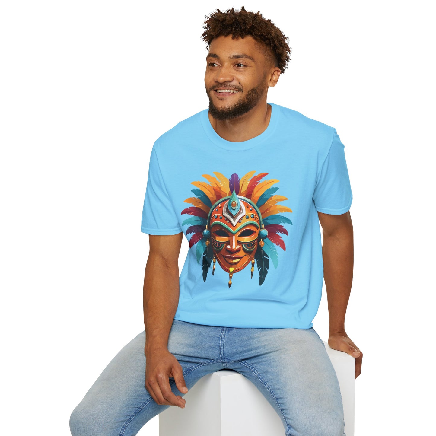 Mask Tee Shirt, Mask Shirt, Shirt with Mask, Masquerade Tees