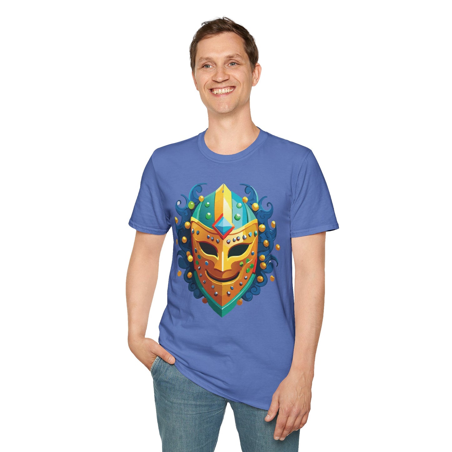 Mask Tee Shirt, Mask Shirt, Shirt with Mask, Masquerade Tees