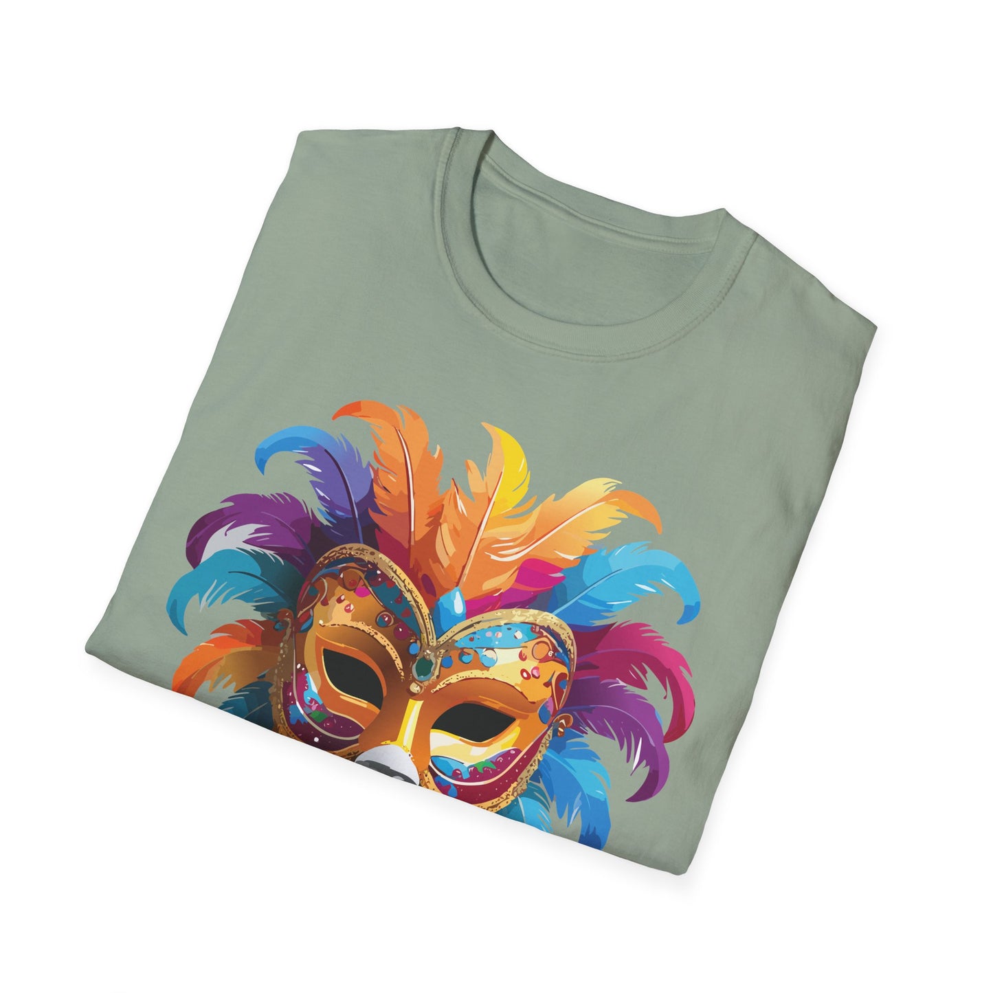 Mask Tee Shirt, Mask Shirt, Shirt with Mask, Masquerade Tees