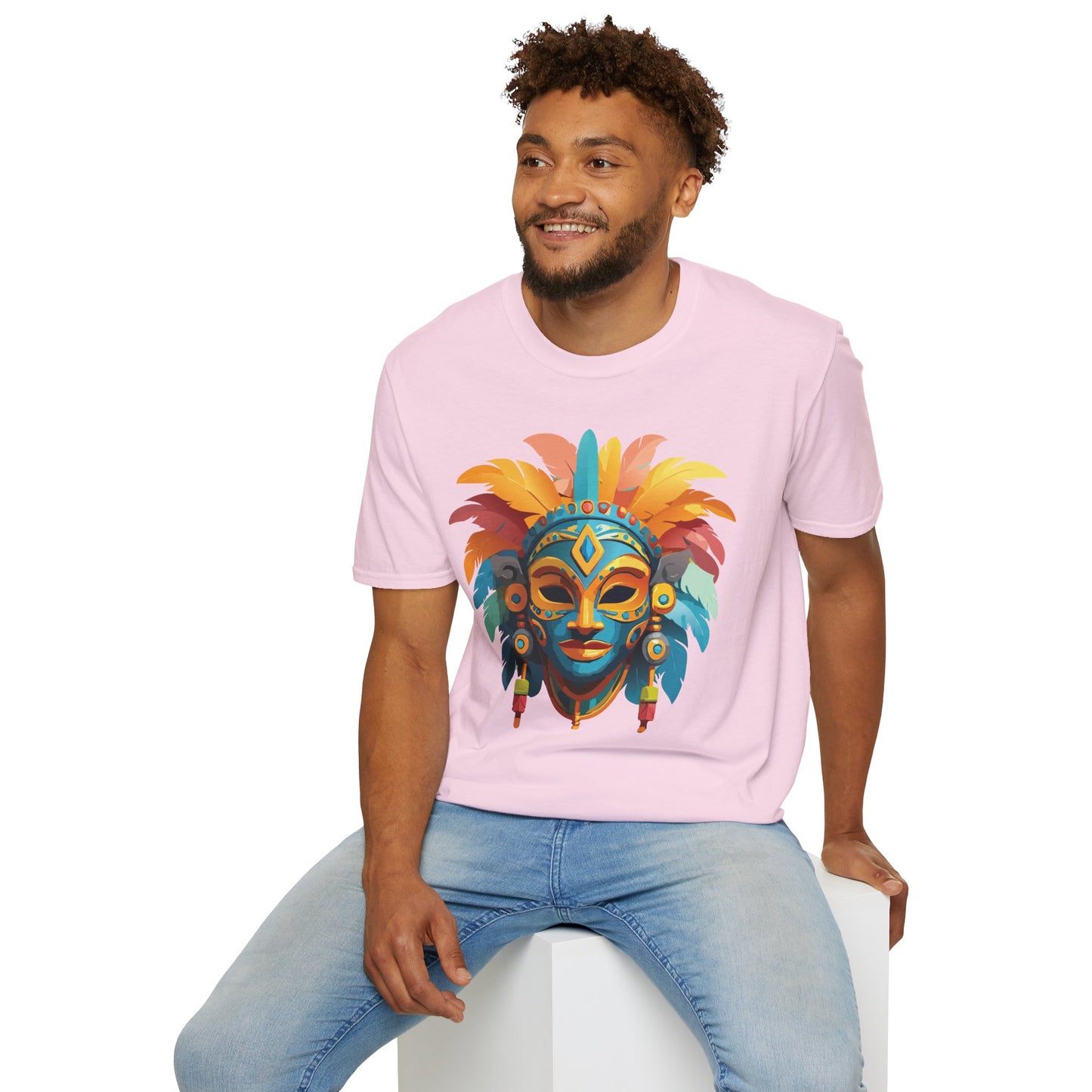 Mask Tee Shirt, Mask Shirt, Shirt with Mask, Masquerade Tees
