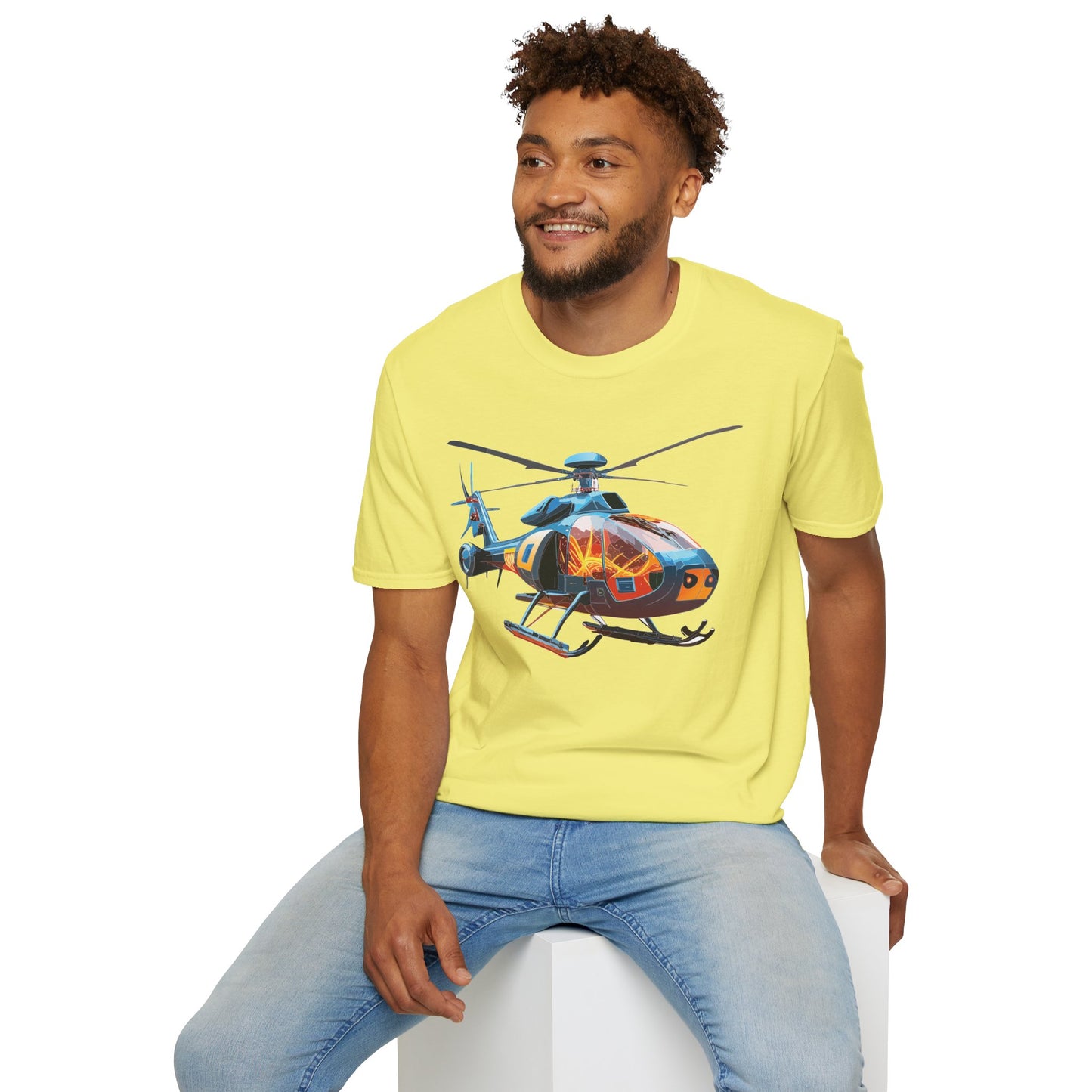 Chopper Shirt, Helicopter Shirt, Shirt with Helicopter, T Shirt with Chopper