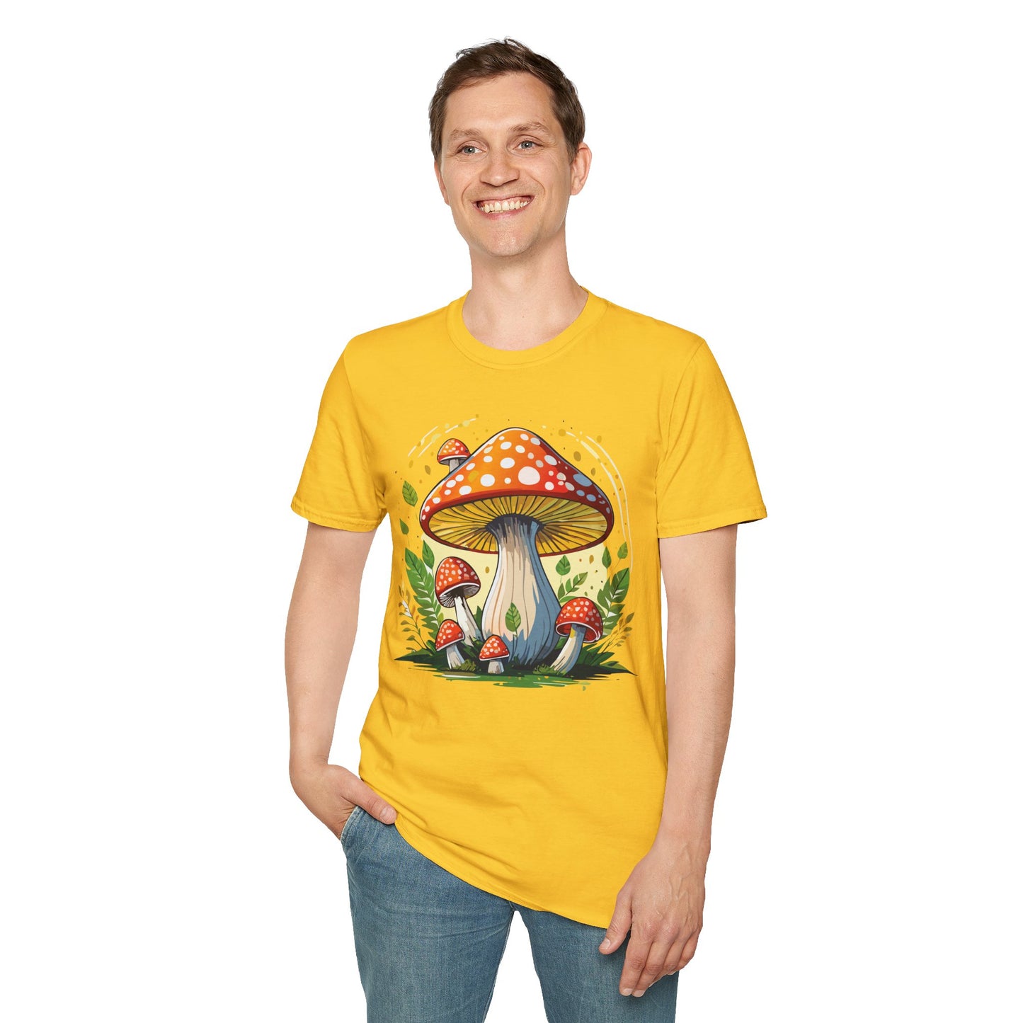 Mashroom Tee Shirt, Mashroom Shirt, Shirt with Funny Mashroom, Shirt with Fungus