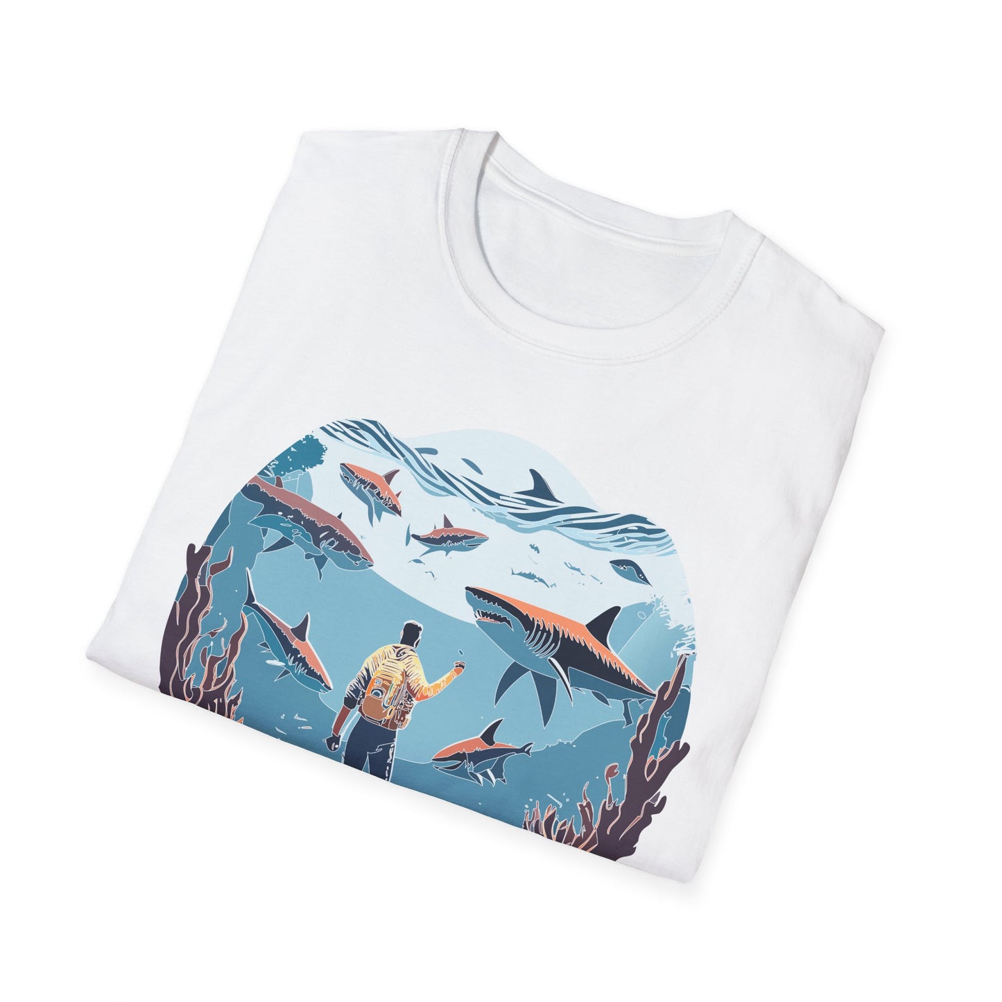 Ocean Tee Shirt, Ocean Shirt, Shirt with Ocean, U boat Tees, Shirt with U-Boat
