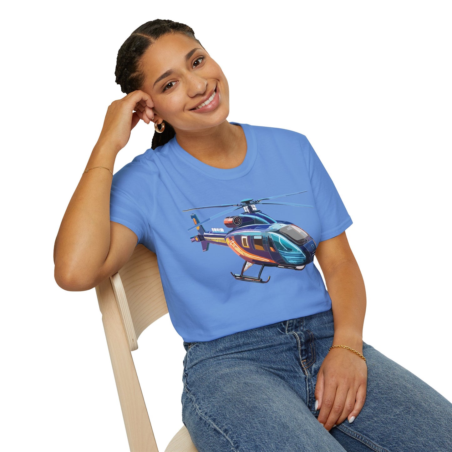 Chopper Shirt, Helicopter Shirt, Shirt with Helicopter, T Shirt with Chopper