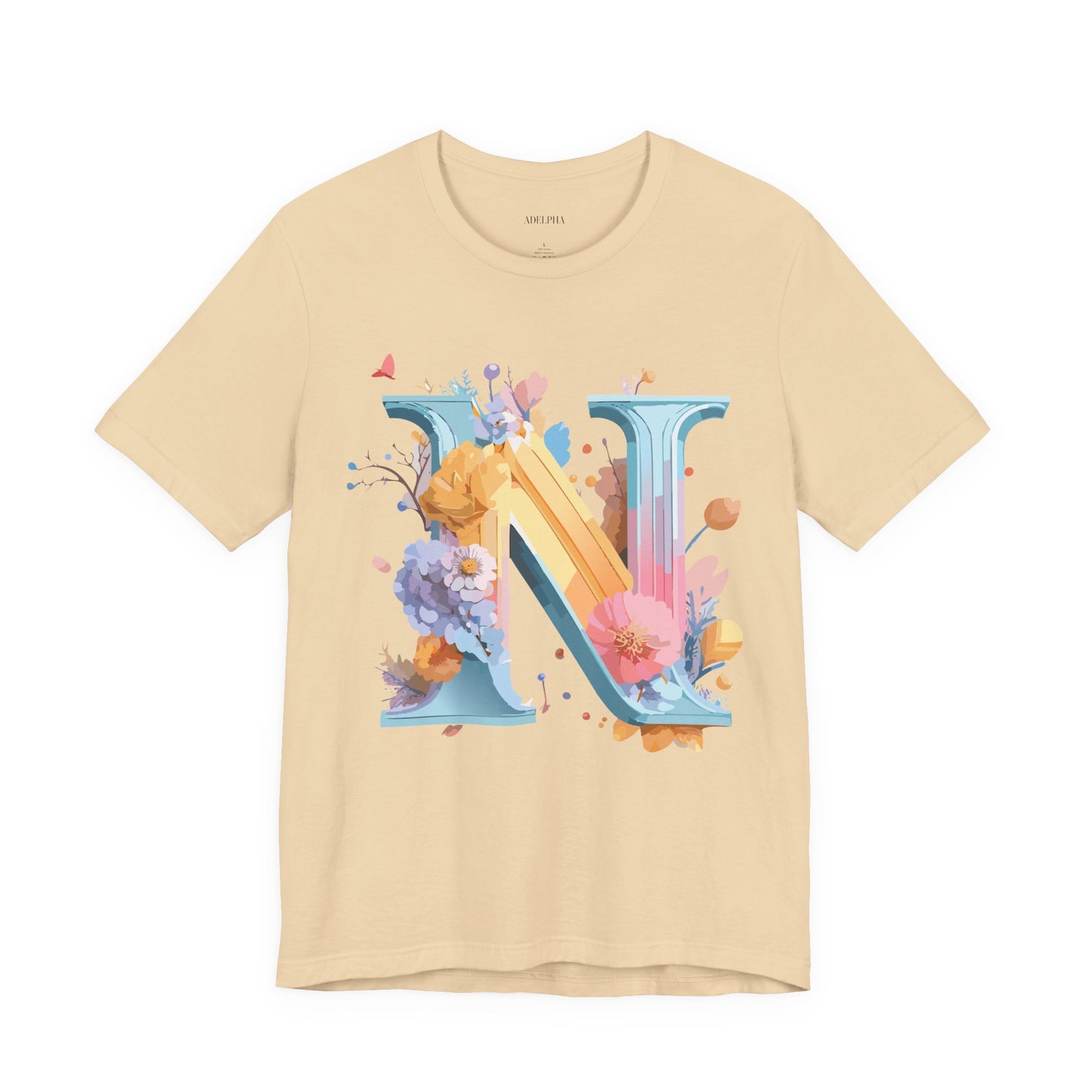 Letter Shirt, Letter N Shirt
