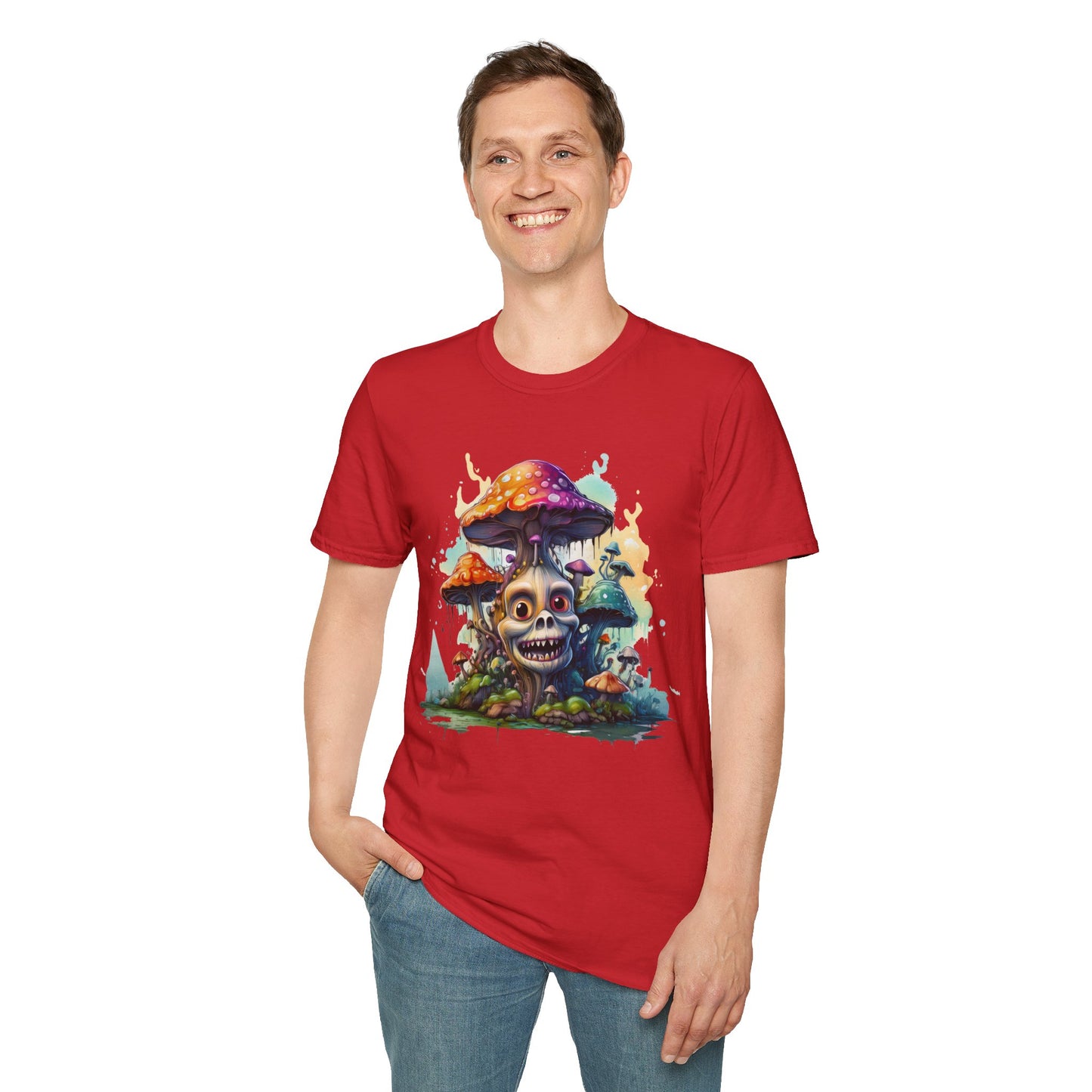 Mashroom Tee Shirt, Mashroom Shirt, Shirt with Funny Mashroom, Shirt with Fungus