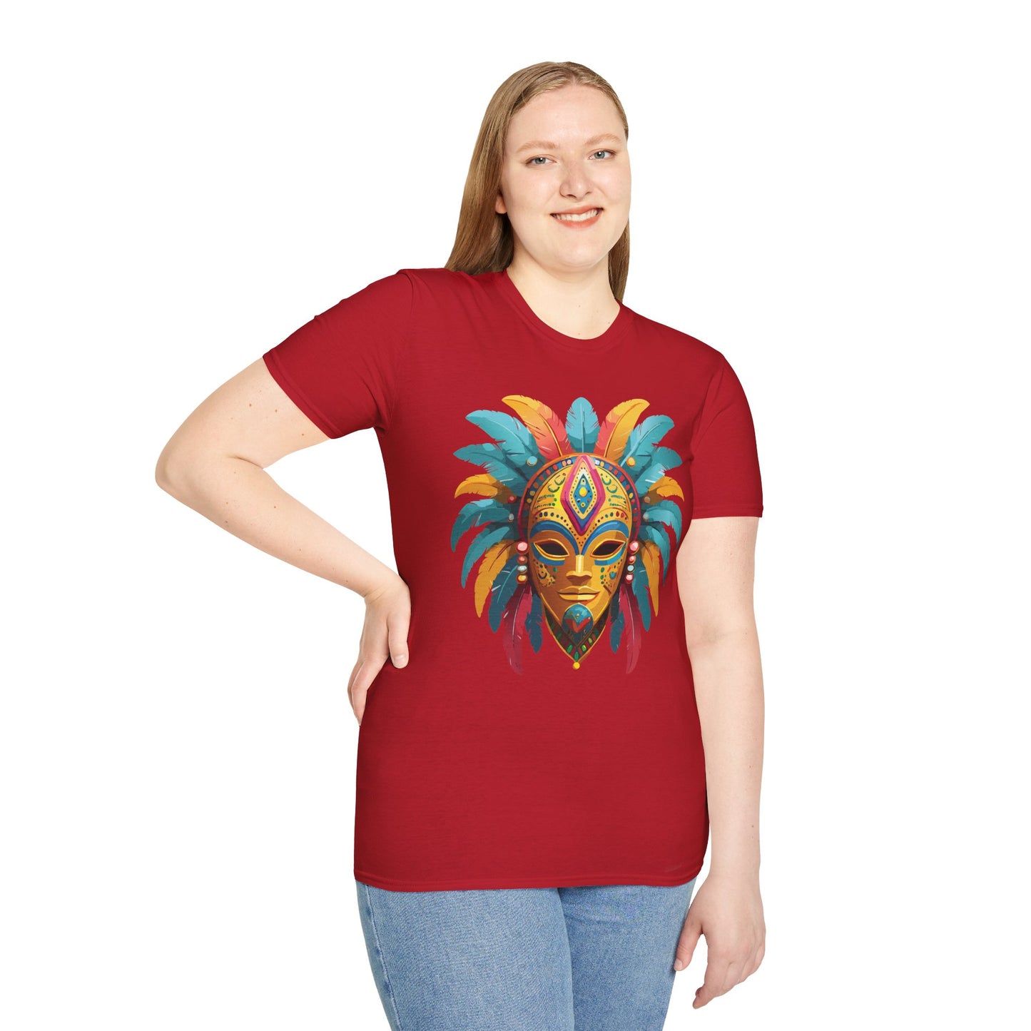 Mask Tee Shirt, Mask Shirt, Shirt with Mask, Masquerade Tees