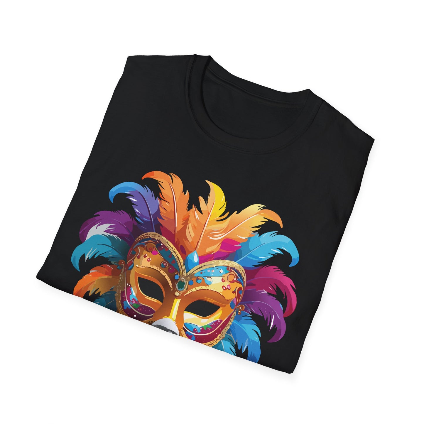 Mask Tee Shirt, Mask Shirt, Shirt with Mask, Masquerade Tees
