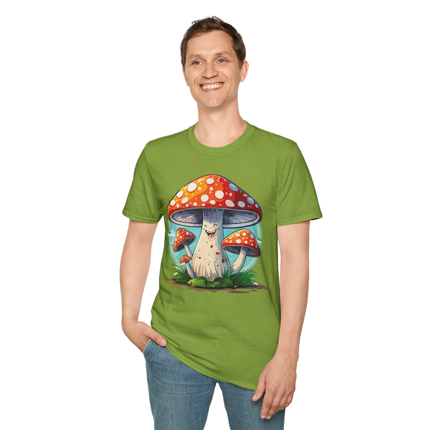 Mashroom Tee Shirt, Mashroom Shirt, Shirt with Funny Mashroom, Shirt with Fungus