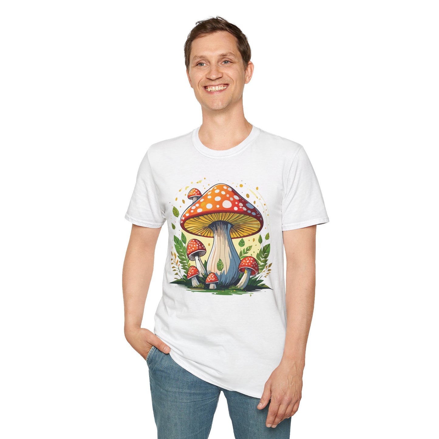 Mashroom Tee Shirt, Mashroom Shirt, Shirt with Funny Mashroom, Shirt with Fungus