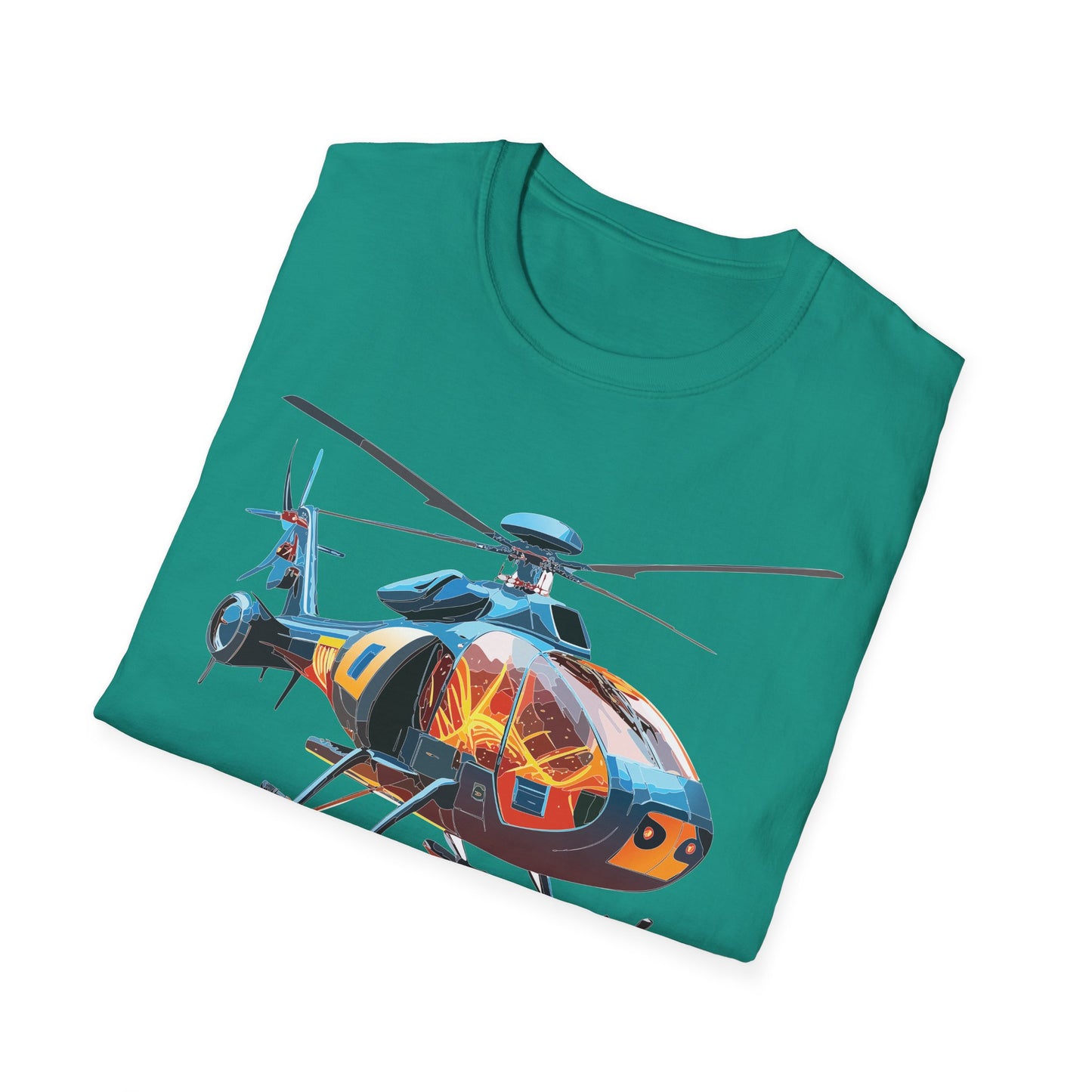 Chopper Shirt, Helicopter Shirt, Shirt with Helicopter, T Shirt with Chopper