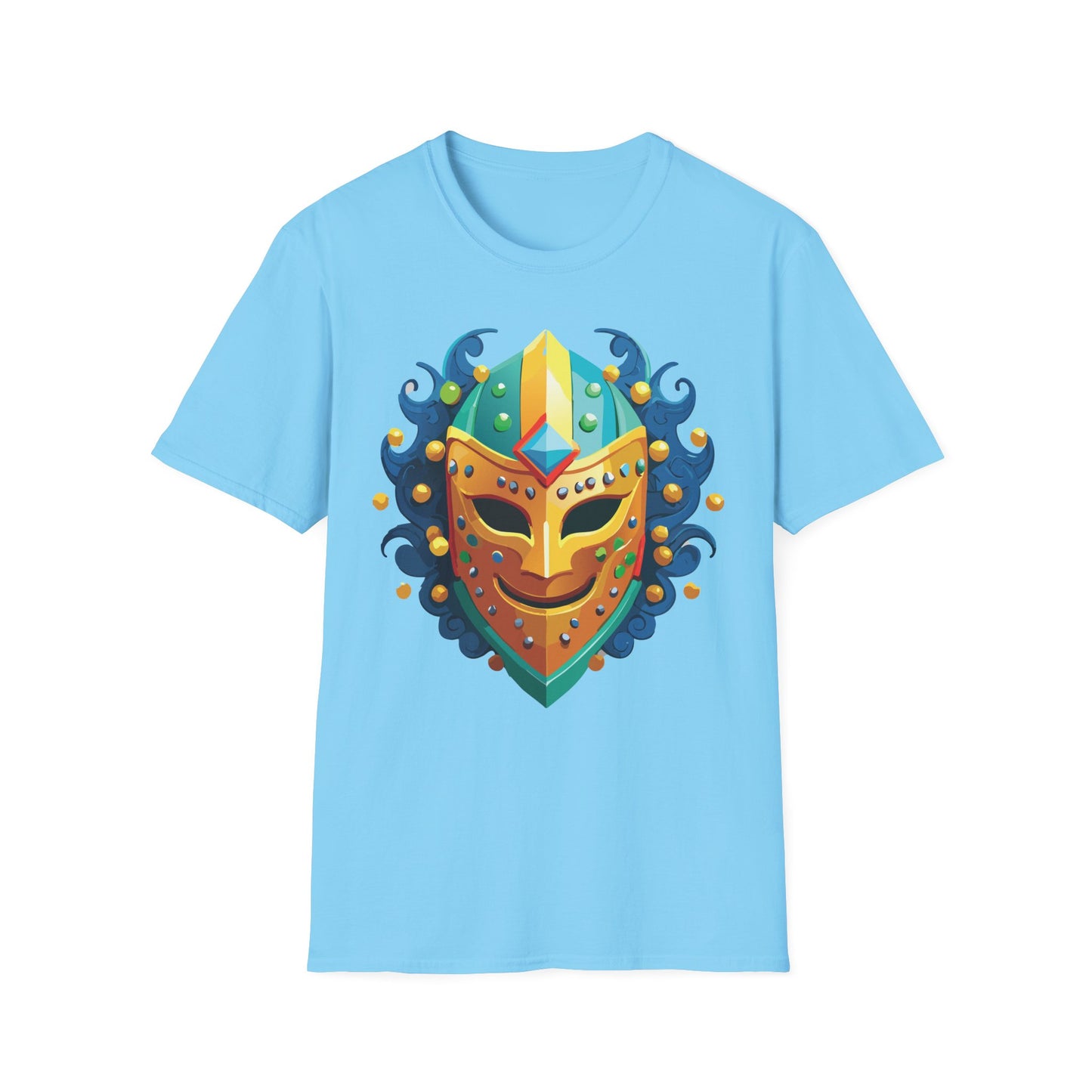 Mask Tee Shirt, Mask Shirt, Shirt with Mask, Masquerade Tees