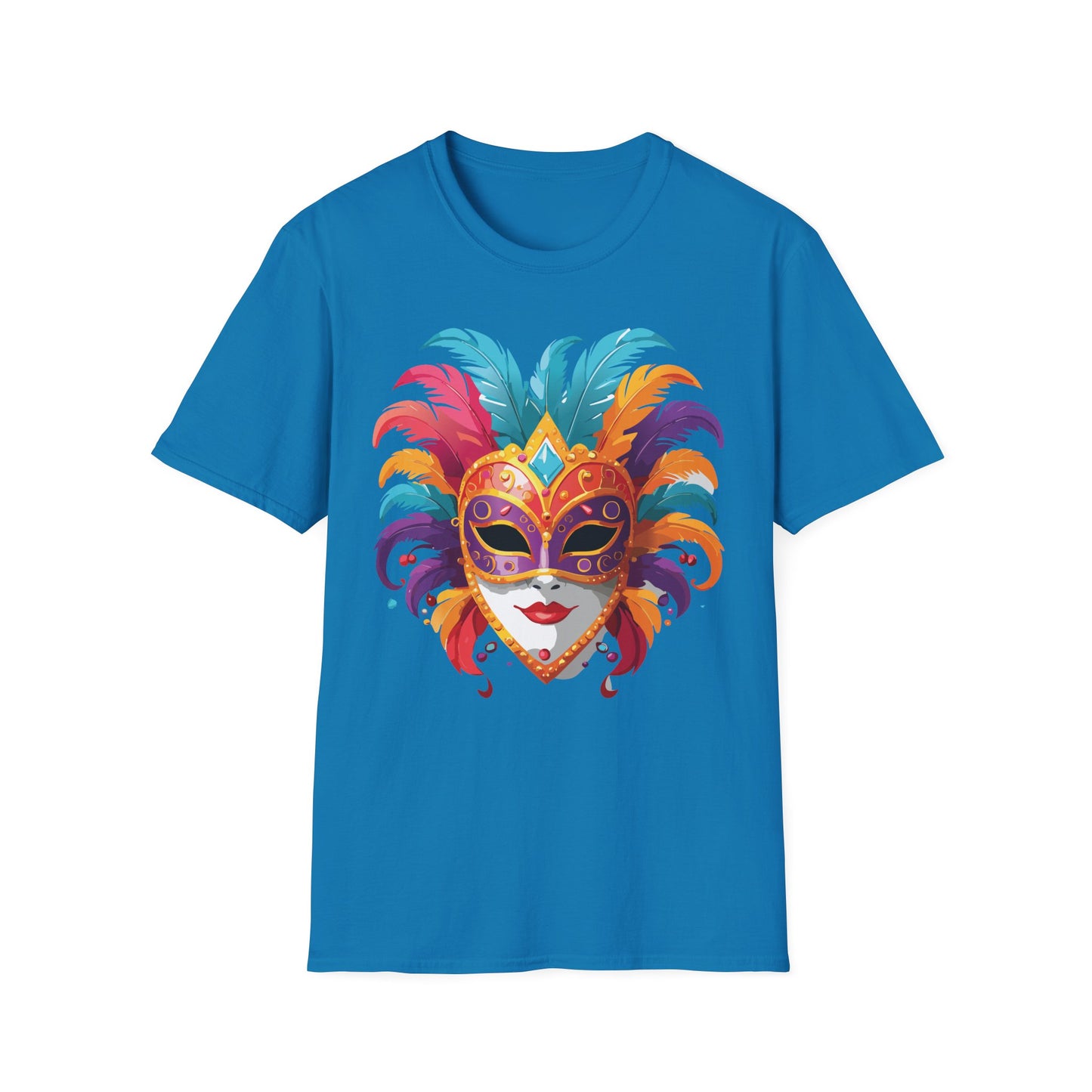 Mask Tee Shirt, Mask Shirt, Shirt with Mask, Masquerade Tees