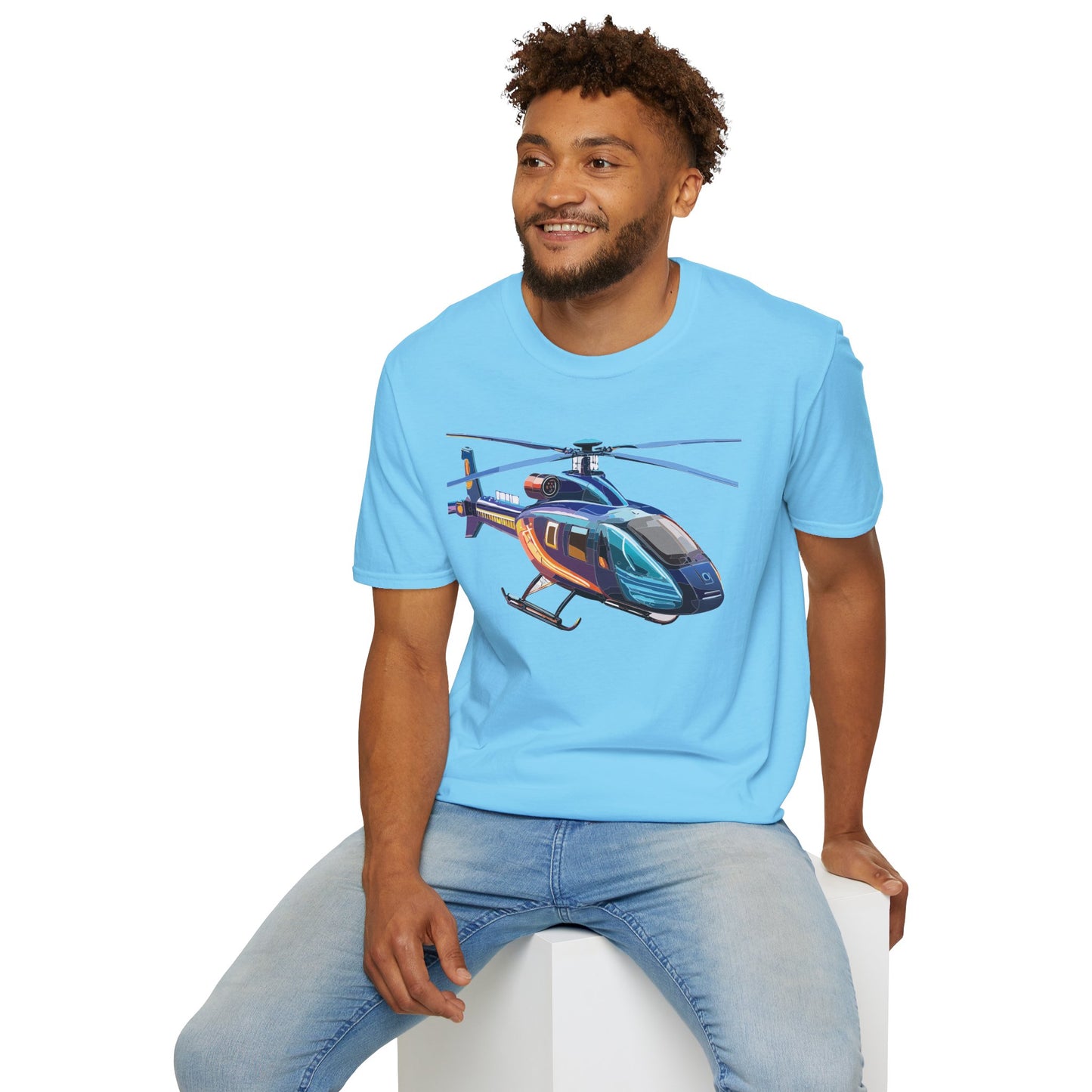 Chopper Shirt, Helicopter Shirt, Shirt with Helicopter, T Shirt with Chopper