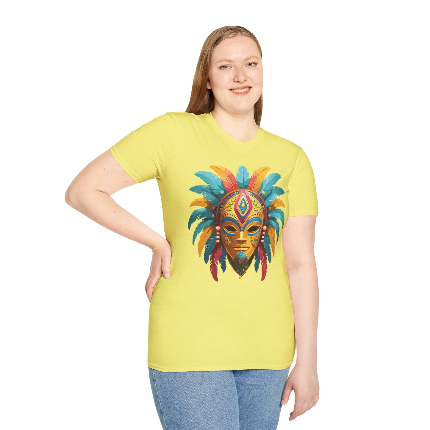 Mask Tee Shirt, Mask Shirt, Shirt with Mask, Masquerade Tees