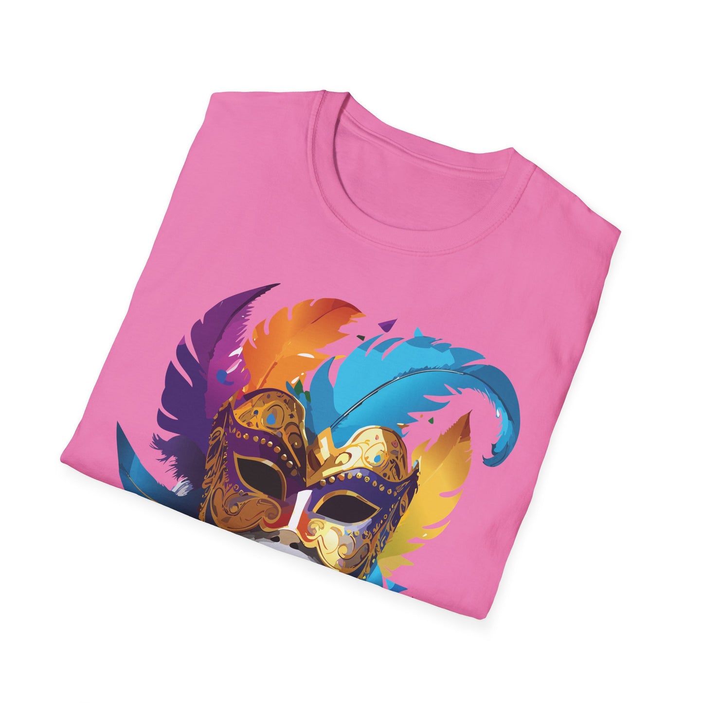 Mask Tee Shirt, Mask Shirt, Shirt with Mask, Masquerade Tees