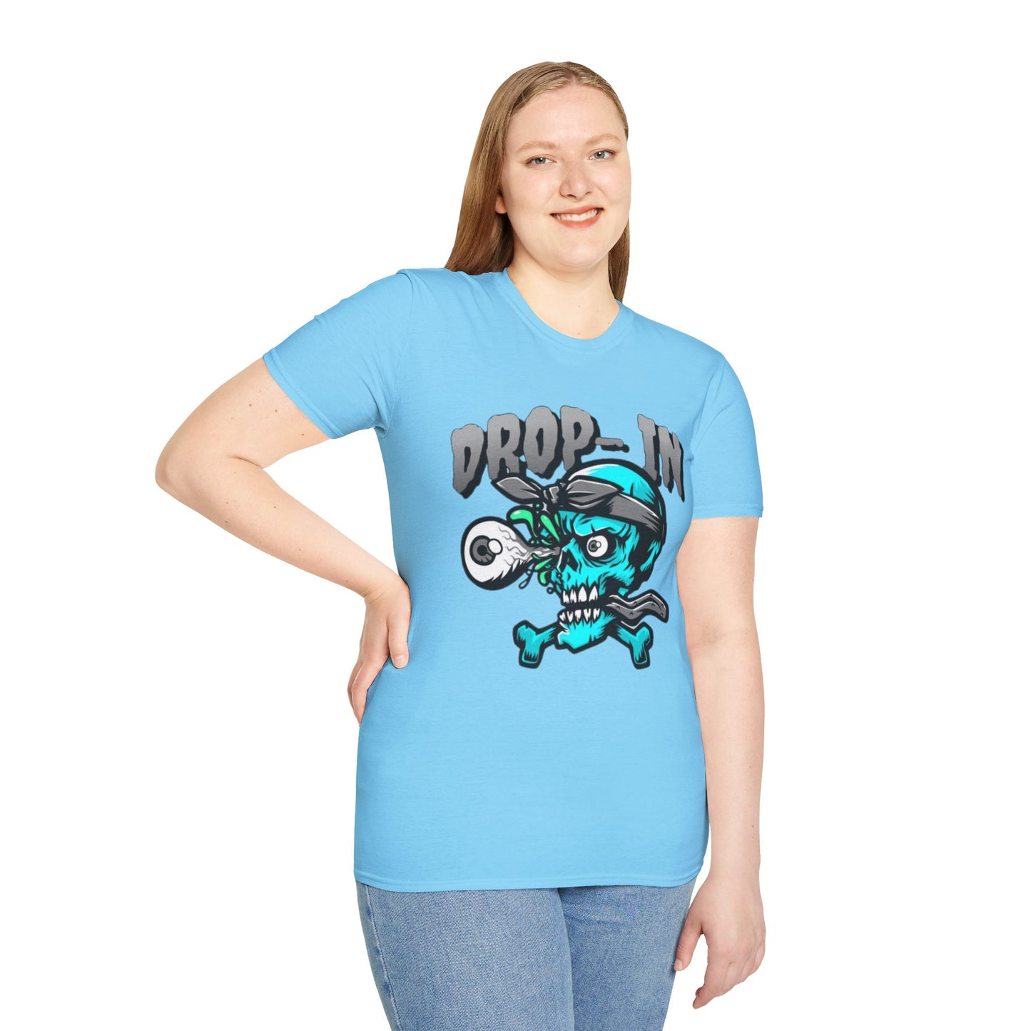 Skull Tee Shirt, Skeleton Shirt, Shirt with Skull, Shirt with Skeleton