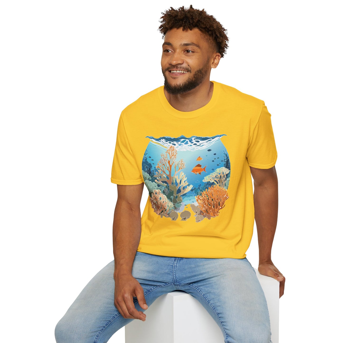 Ocean Tee Shirt, Ocean Shirt, Shirt with Ocean, U boat Tees, Shirt with U-Boat