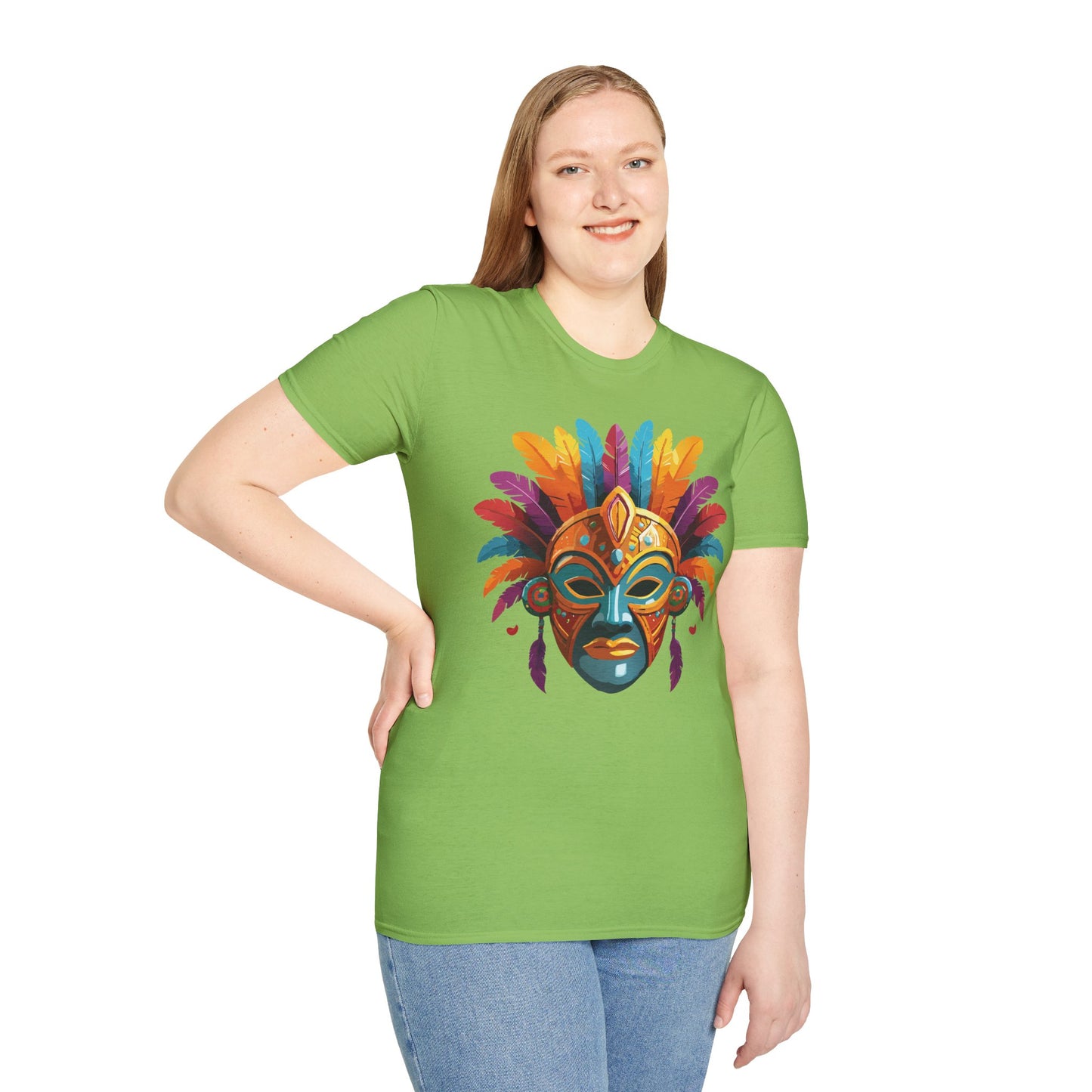 Mask Tee Shirt, Mask Shirt, Shirt with Mask, Masquerade Tees