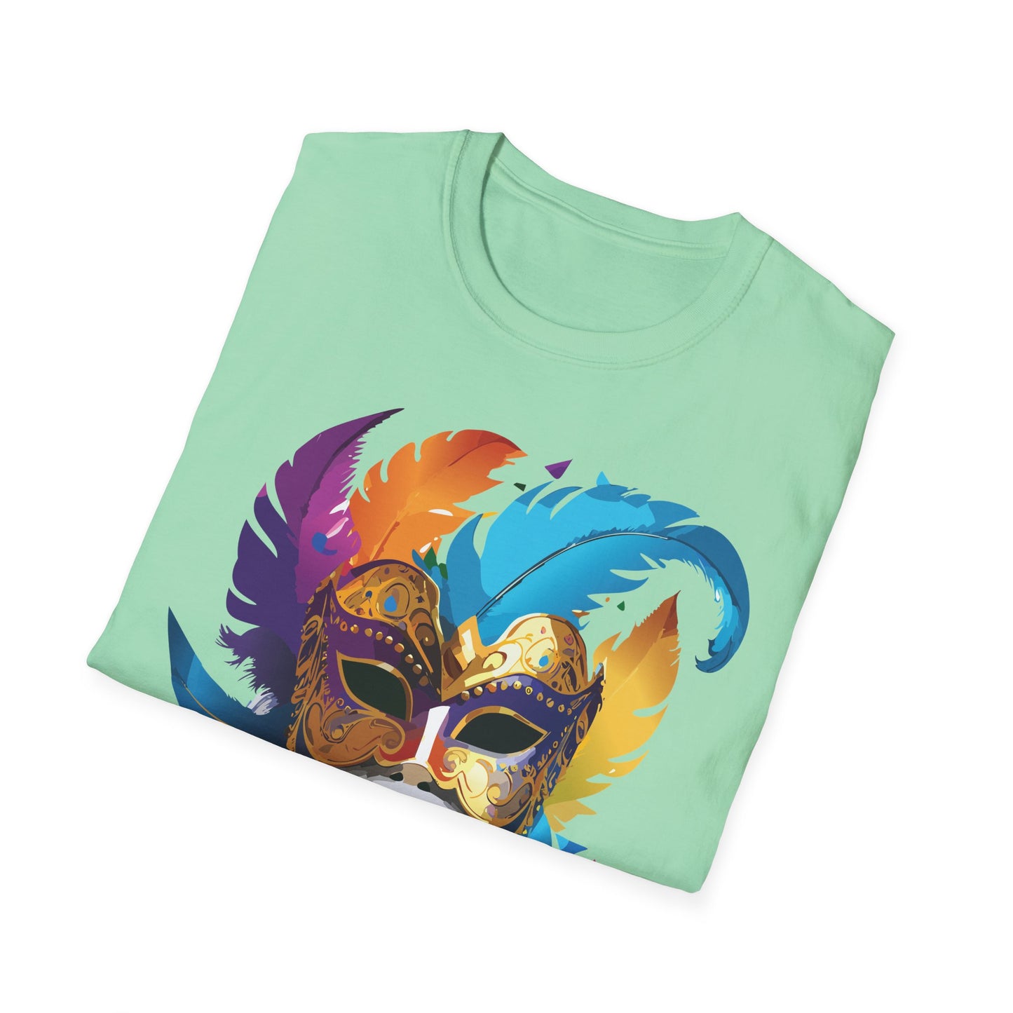 Mask Tee Shirt, Mask Shirt, Shirt with Mask, Masquerade Tees