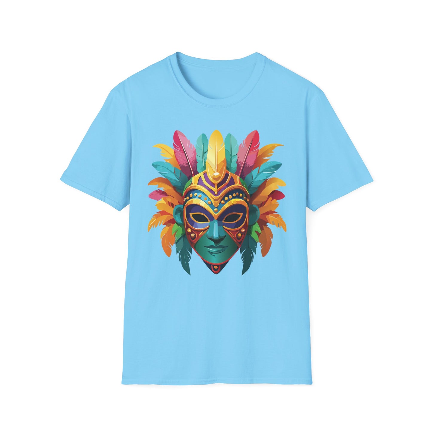 Mask Tee Shirt, Mask Shirt, Shirt with Mask, Masquerade Tees
