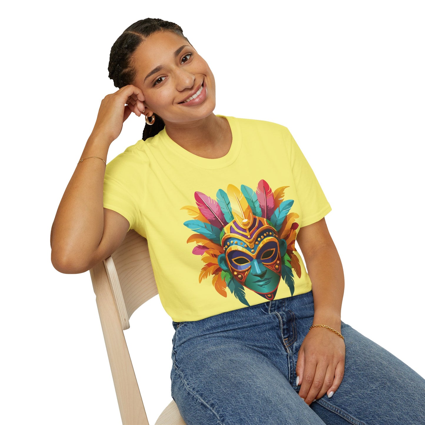 Mask Tee Shirt, Mask Shirt, Shirt with Mask, Masquerade Tees