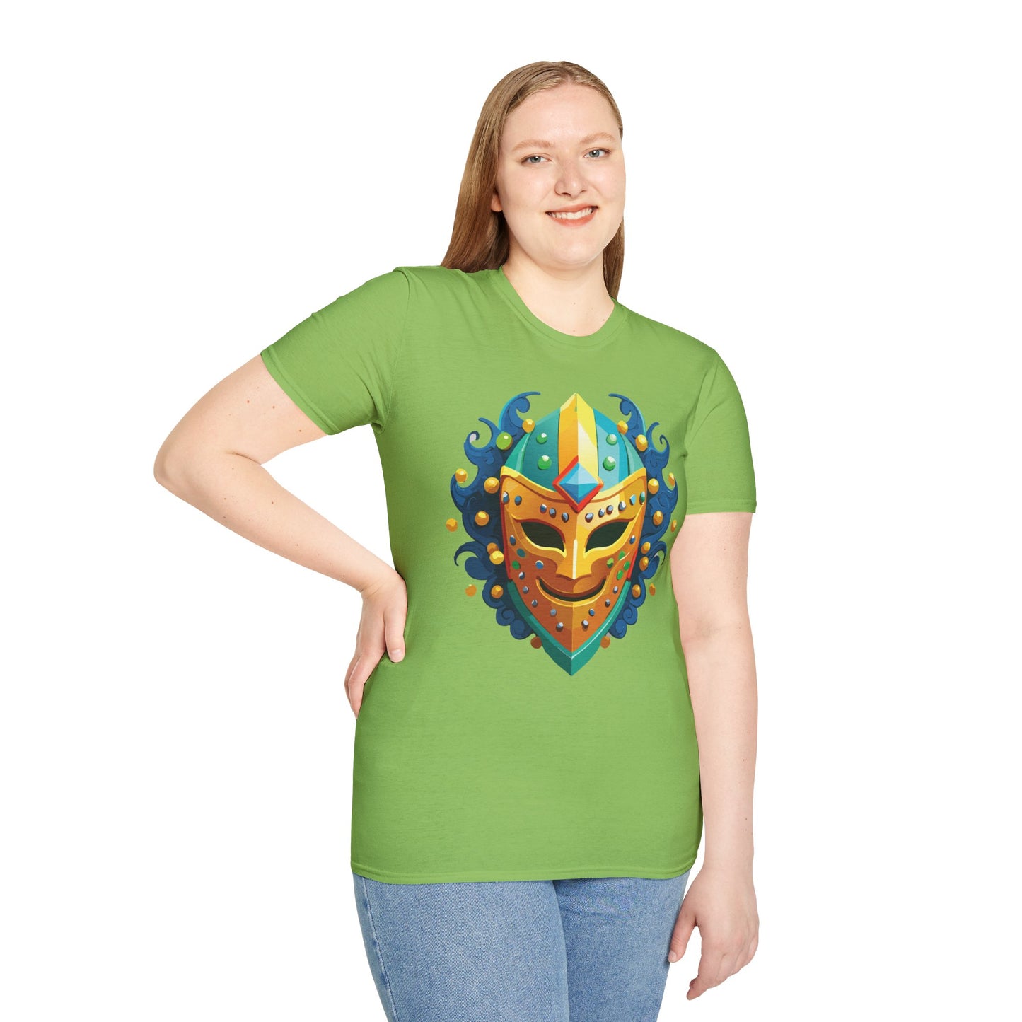 Mask Tee Shirt, Mask Shirt, Shirt with Mask, Masquerade Tees