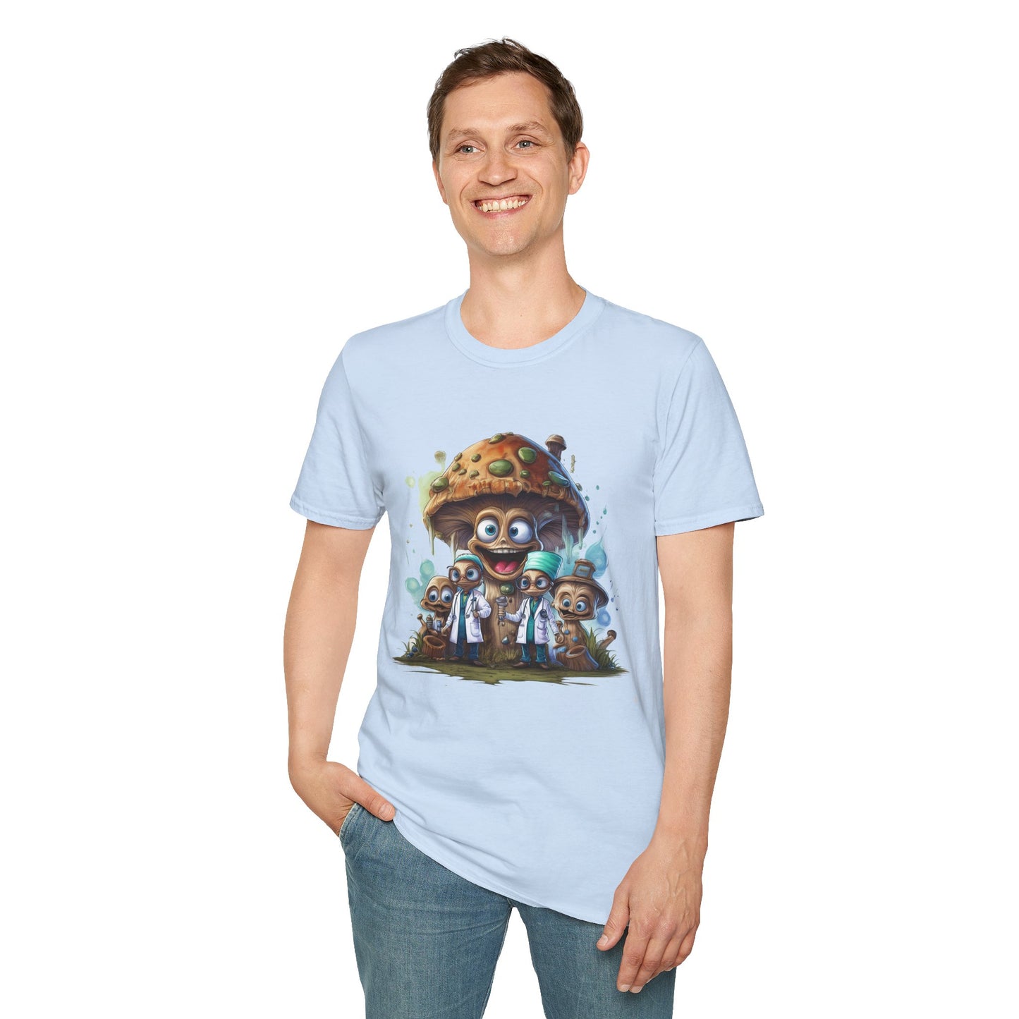 Mashroom Tee Shirt, Mashroom Shirt, Shirt with Funny Mashroom, Shirt with Fungus