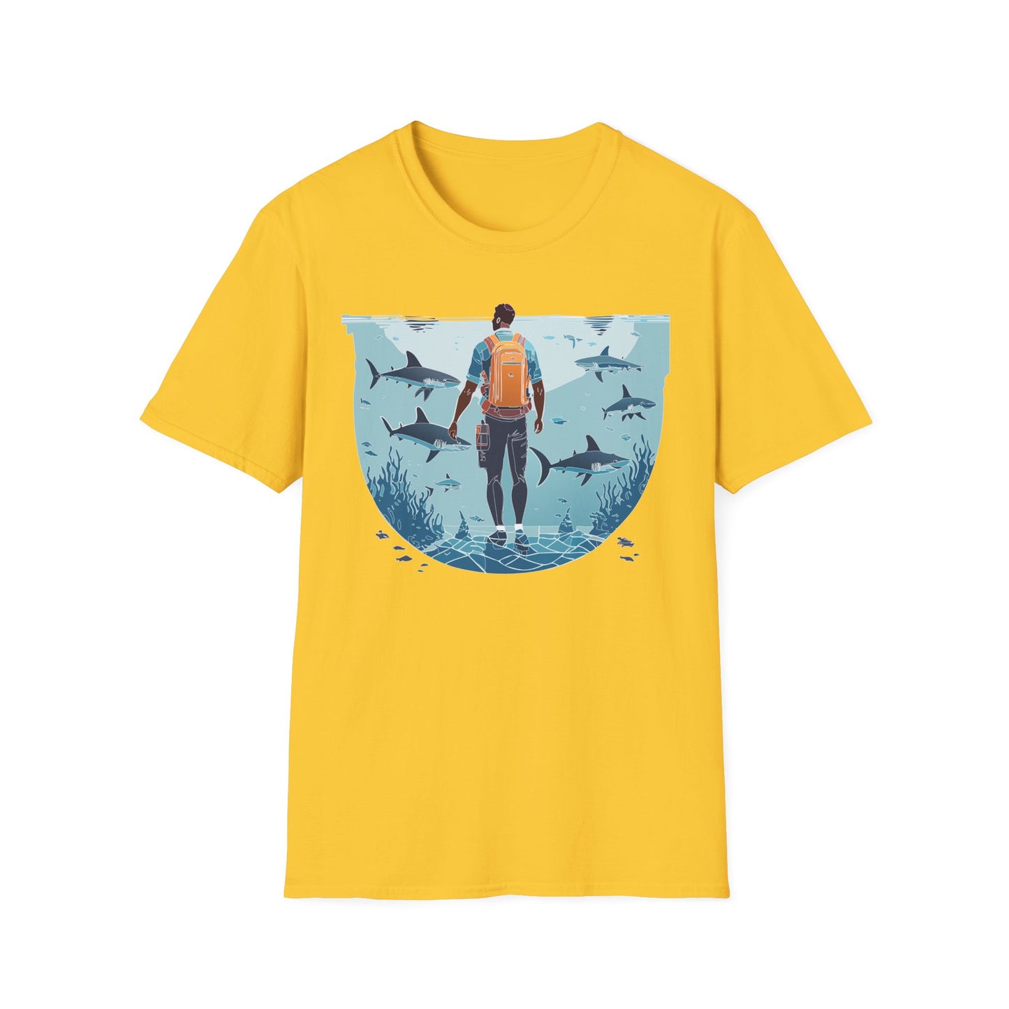 Ocean Tee Shirt, Ocean Shirt, Shirt with Ocean, U boat Tees, Shirt with U-Boat