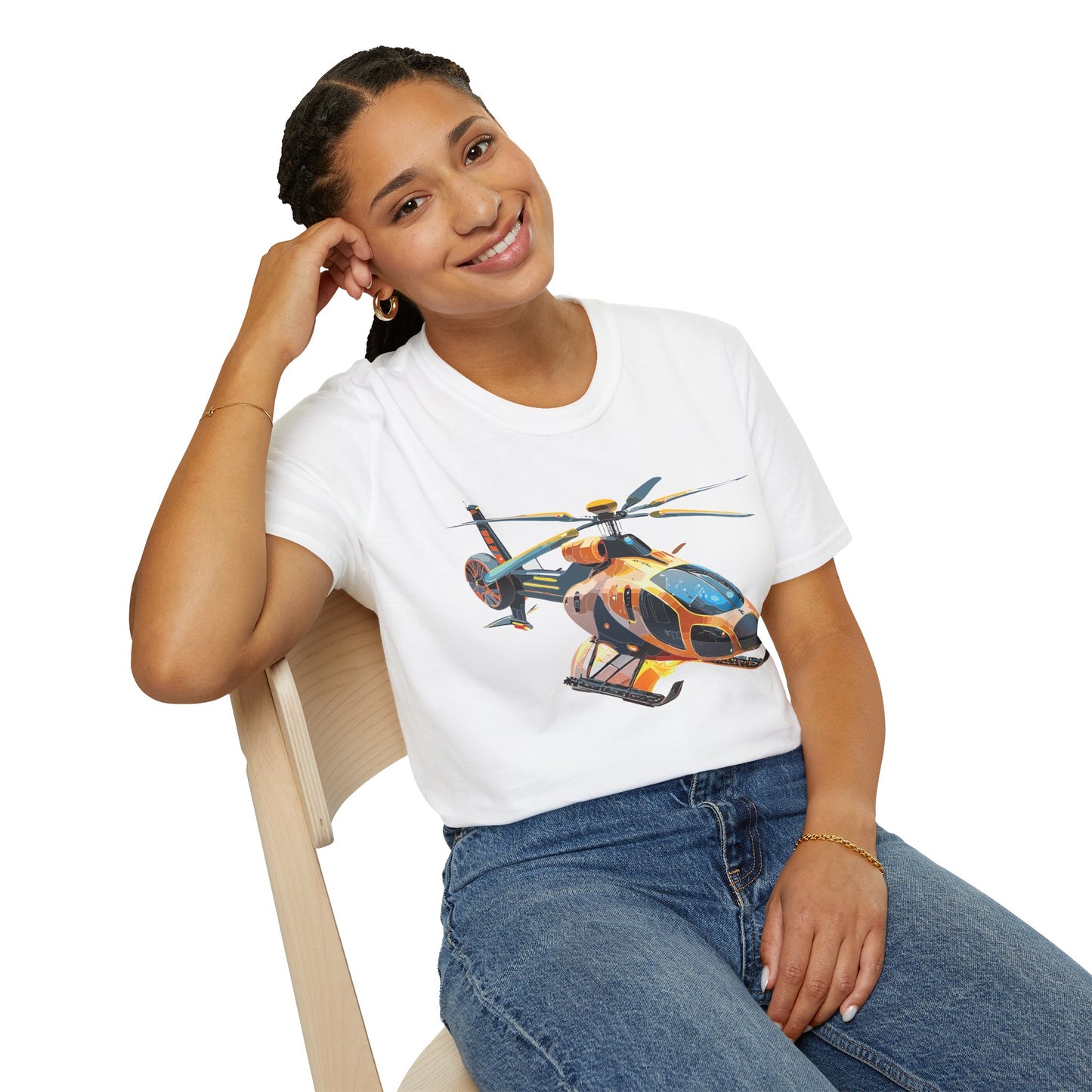 Chopper Shirt, Helicopter Shirt, Shirt with Helicopter, T Shirt with Chopper