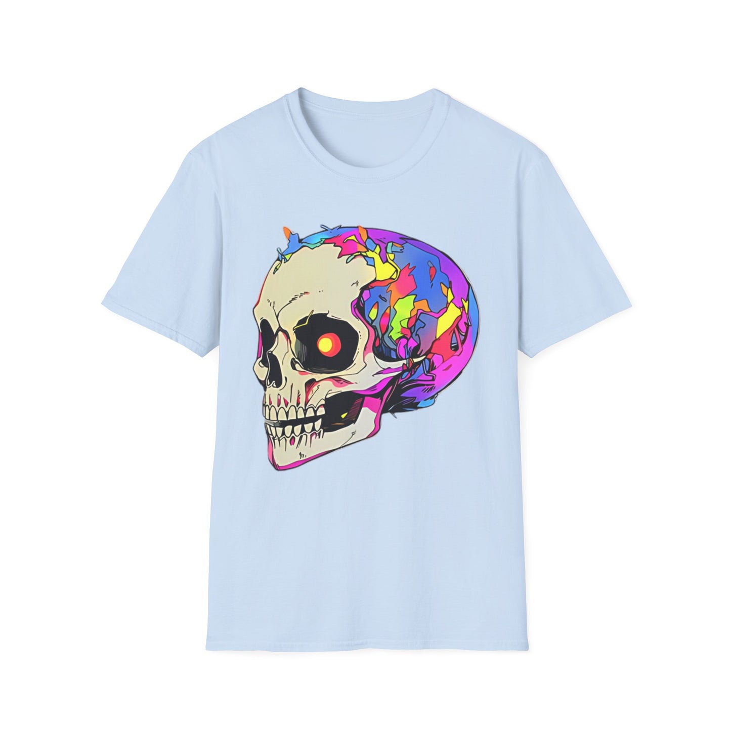 Skull Tee Shirt, Skeleton Shirt, Shirt with Skull, Shirt with Skeleton