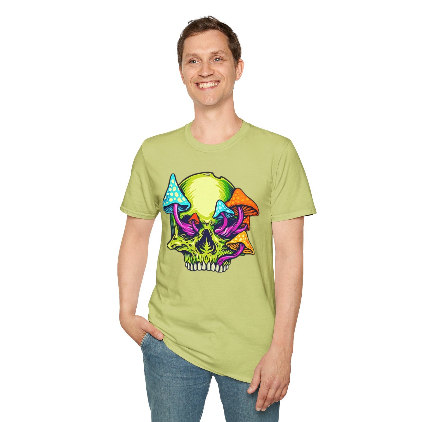 Skull Tee Shirt, Skeleton Shirt, Shirt with Skull, Shirt with Skeleton