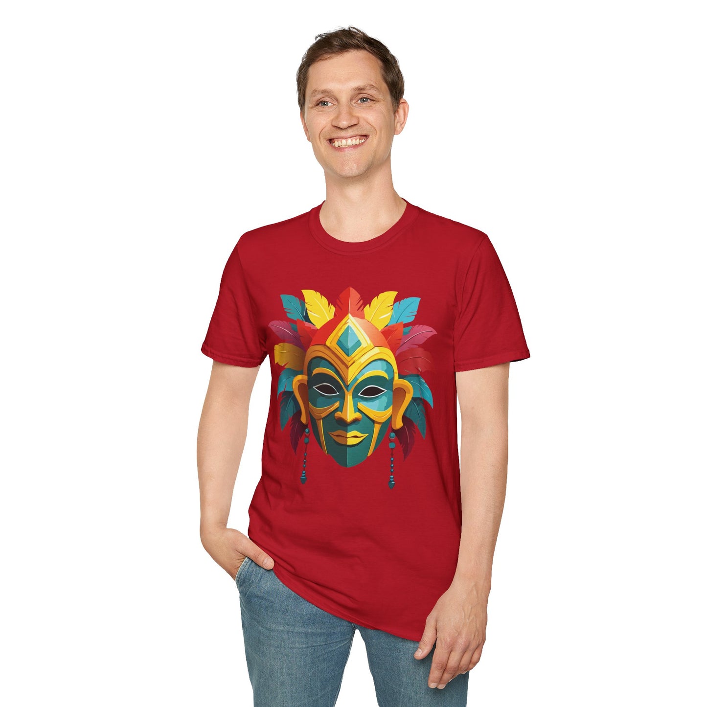 Mask Tee Shirt, Mask Shirt, Shirt with Mask, Masquerade Tees