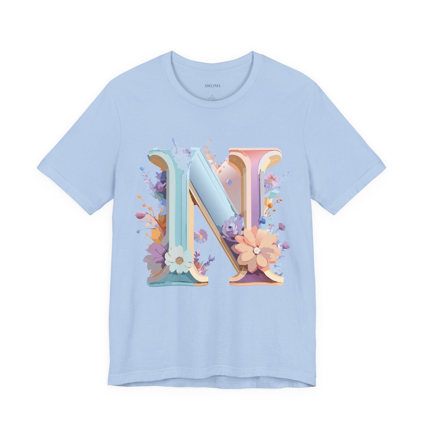 Letter Shirt, Letter N Shirt